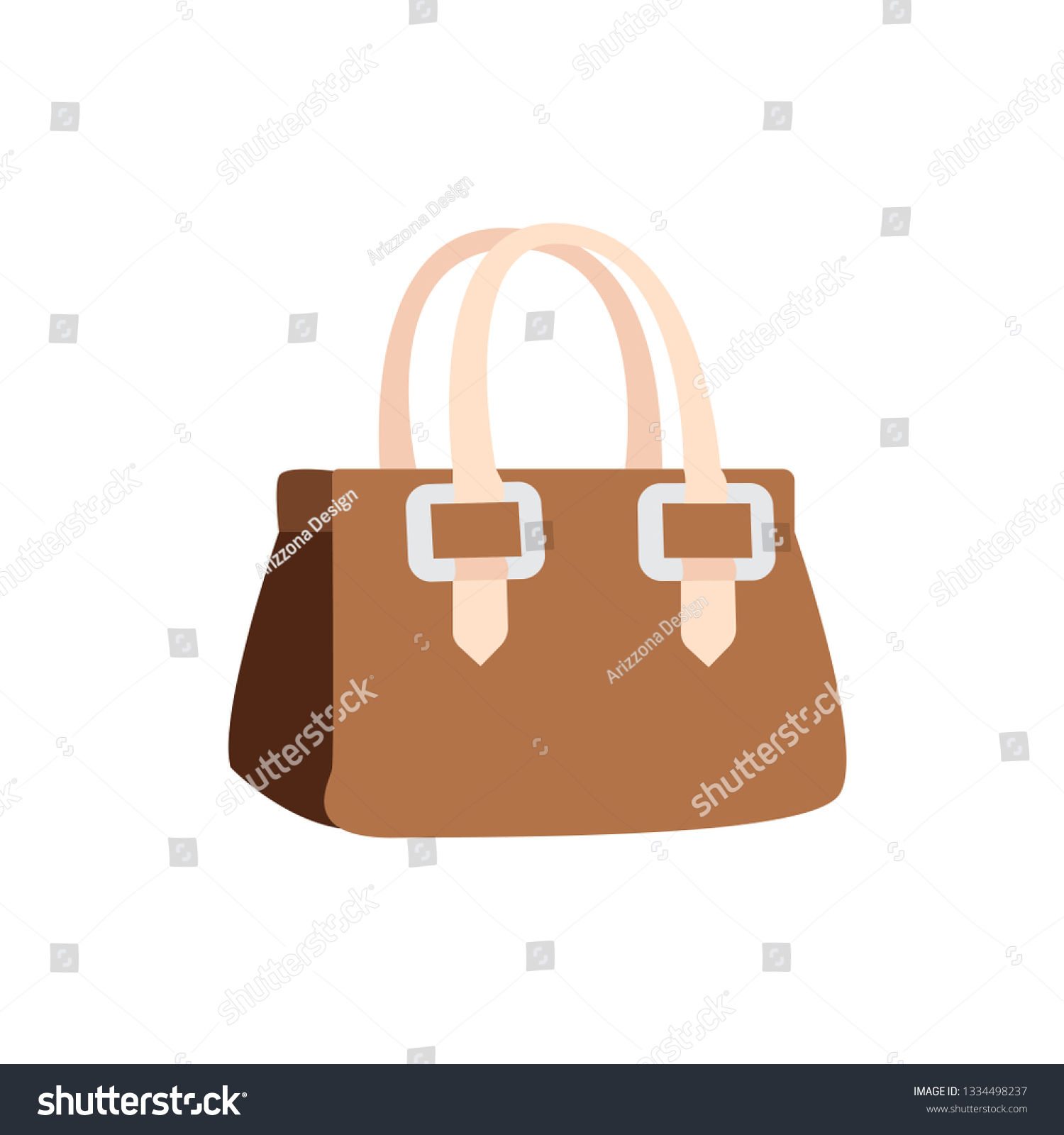 SVG of Brown purse hand bag emoji vector svg