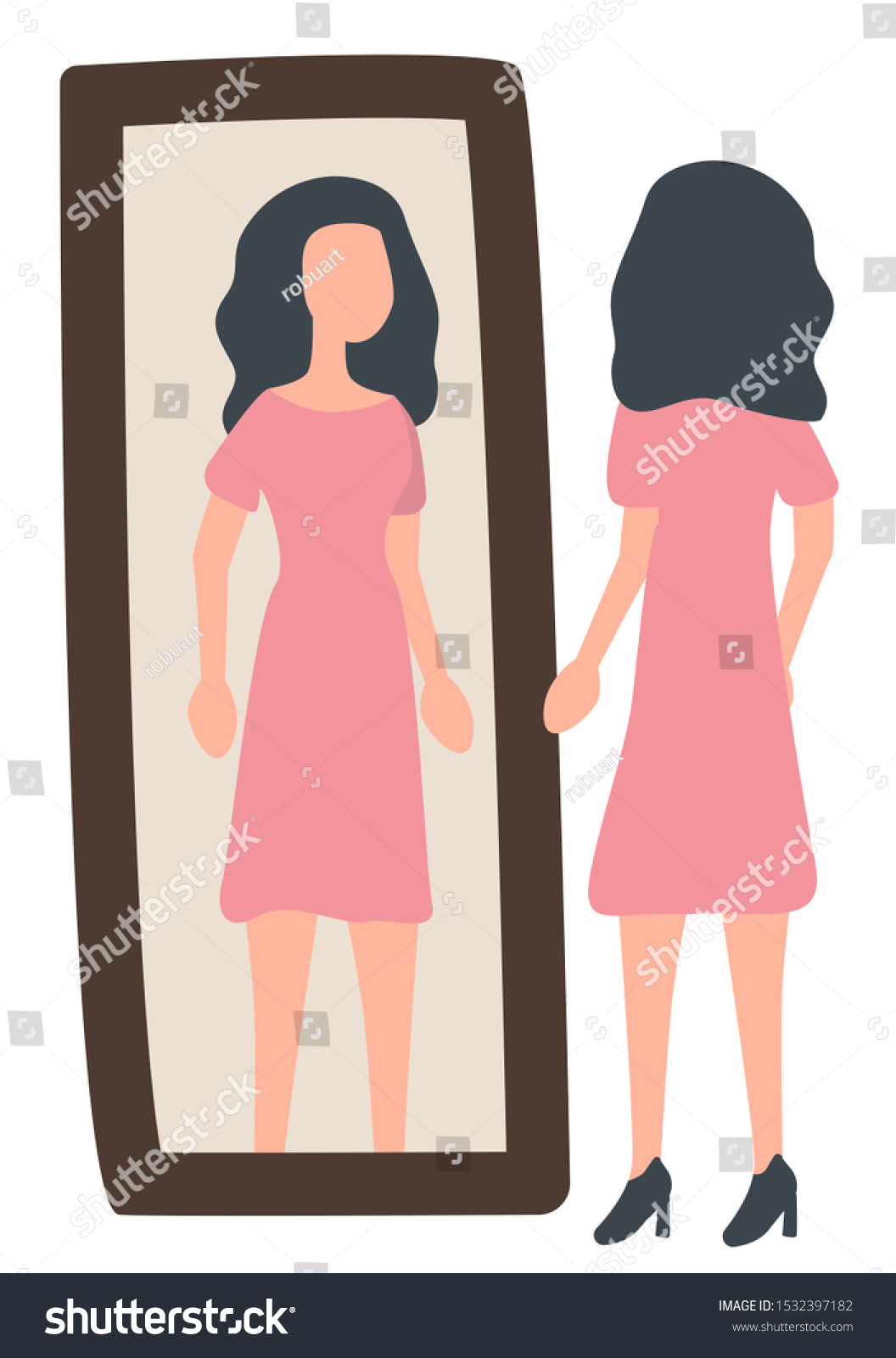 1,989 Girl changing clothes Stock Vectors, Images & Vector Art ...