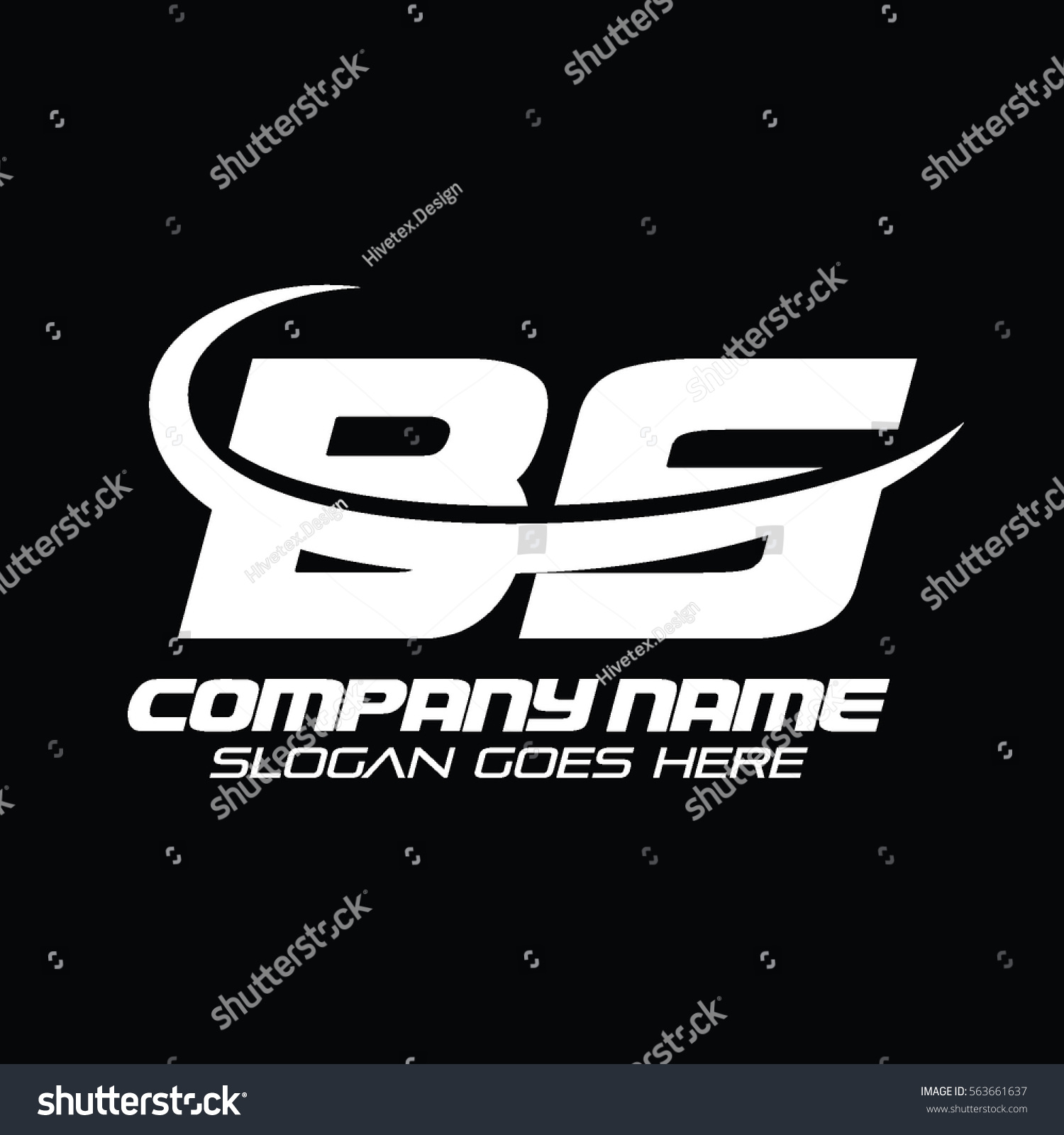 Bs Logo Stock Vector (Royalty Free) 563661637 | Shutterstock