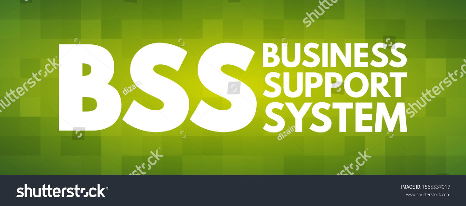 Bss Business Support System Components That: Vector De Stock (libre De ...