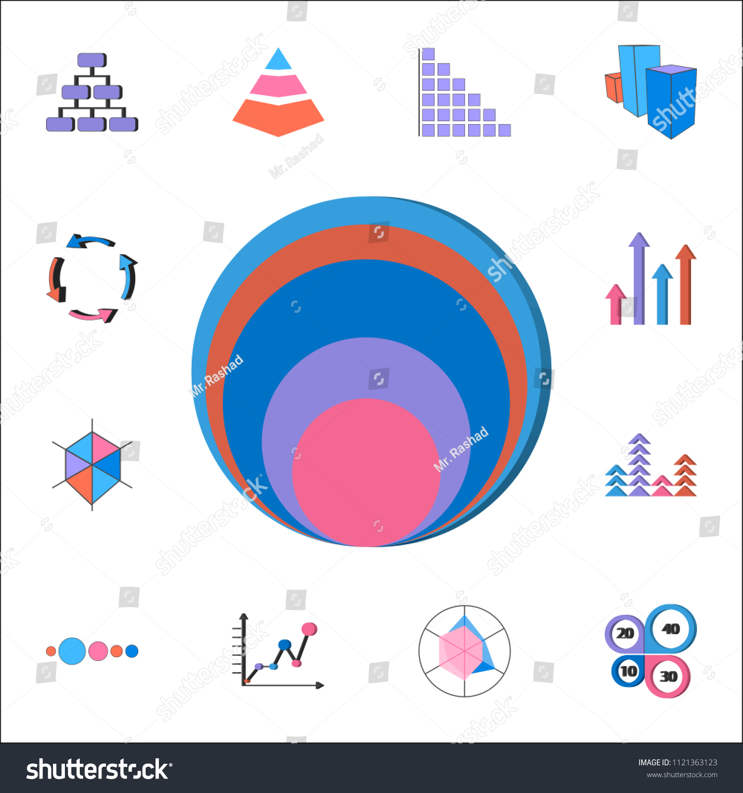Bubble Chart Icon