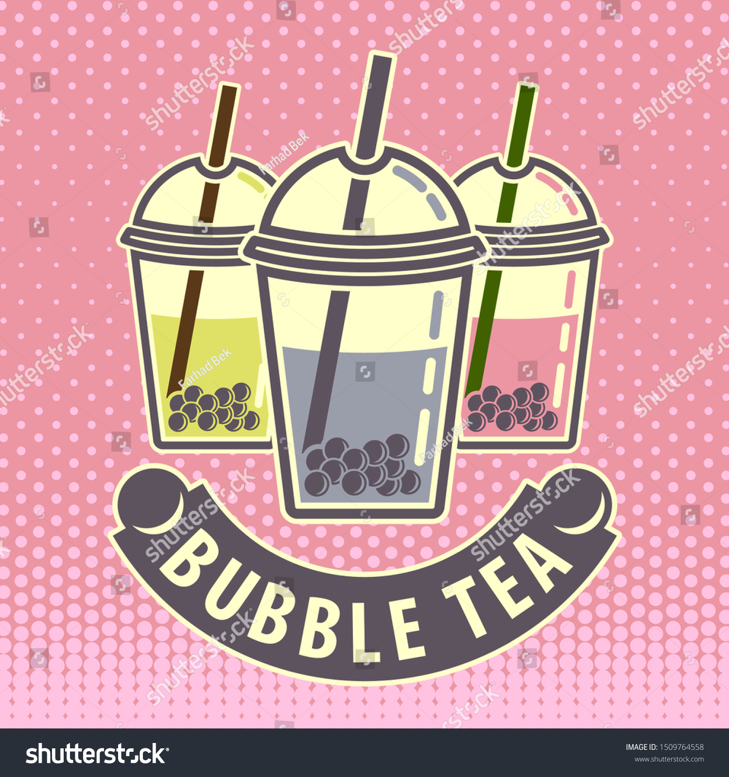 Desain Banner Es Bubble Drink gambar spanduk