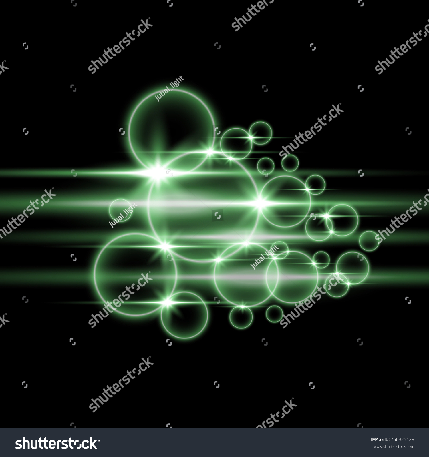 Bubbles Light Light Effect Bubbles On Stock Vector (Royalty Free