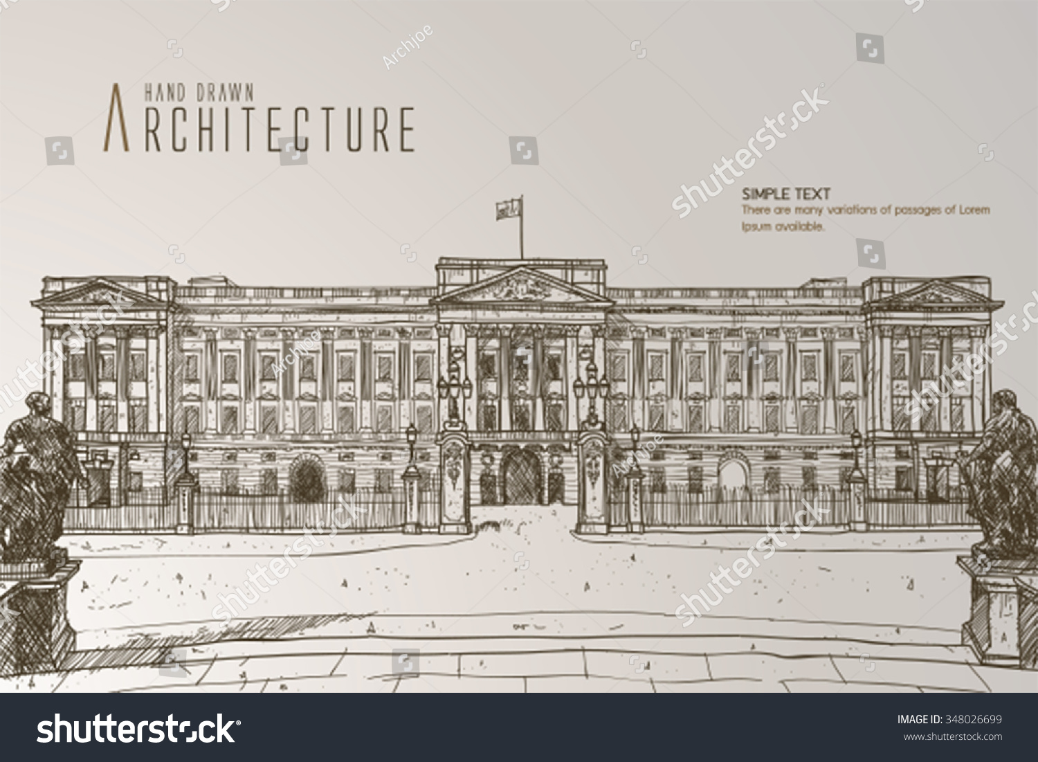SVG of Buckingham palace svg