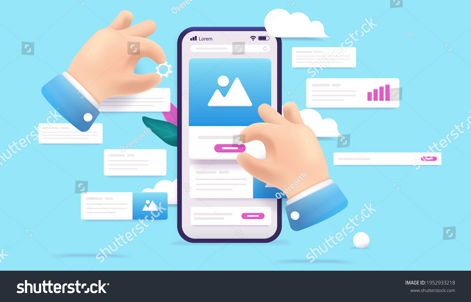 91,729 Ui 3d Images, Stock Photos & Vectors | Shutterstock
