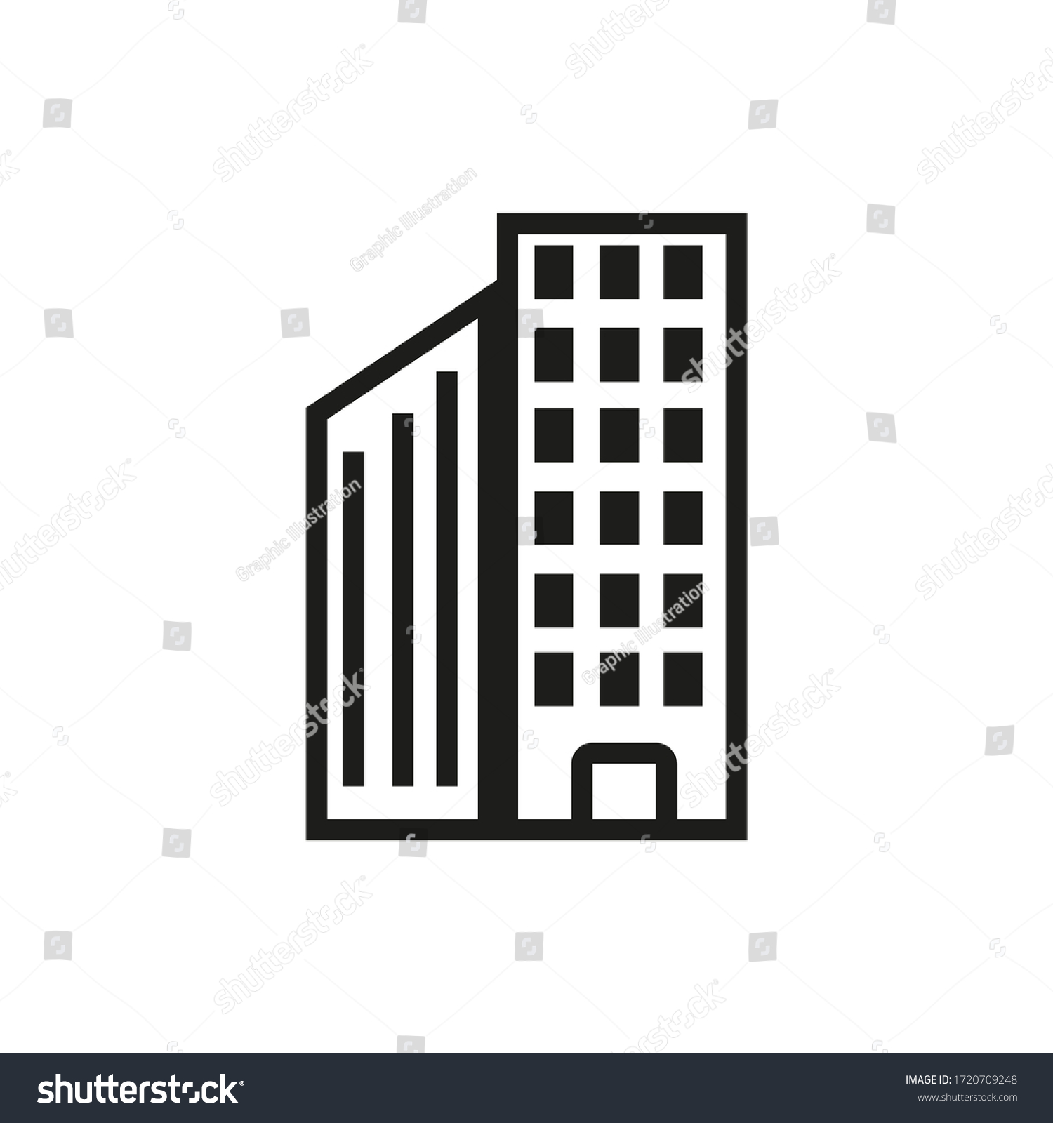 Building Icon Building Vector Design Stock Vector (Royalty Free ...