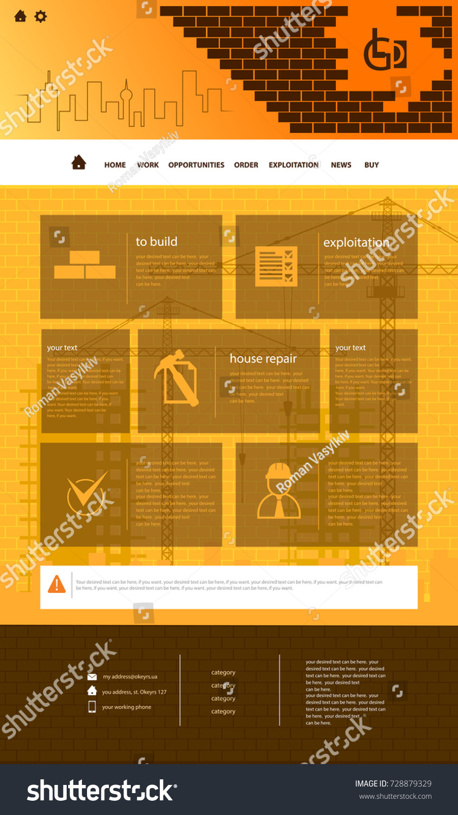 Building Template Web Template Stock Vector Royalty Free 728879329 building-template-web-template-stock-vector-royalty-free-728879329