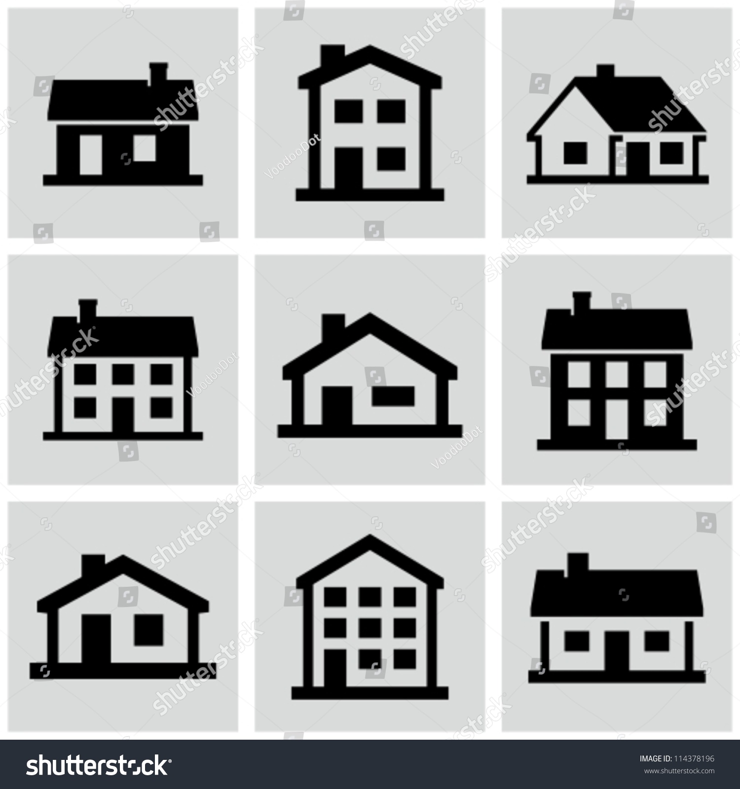 SVG of Buildings set. svg