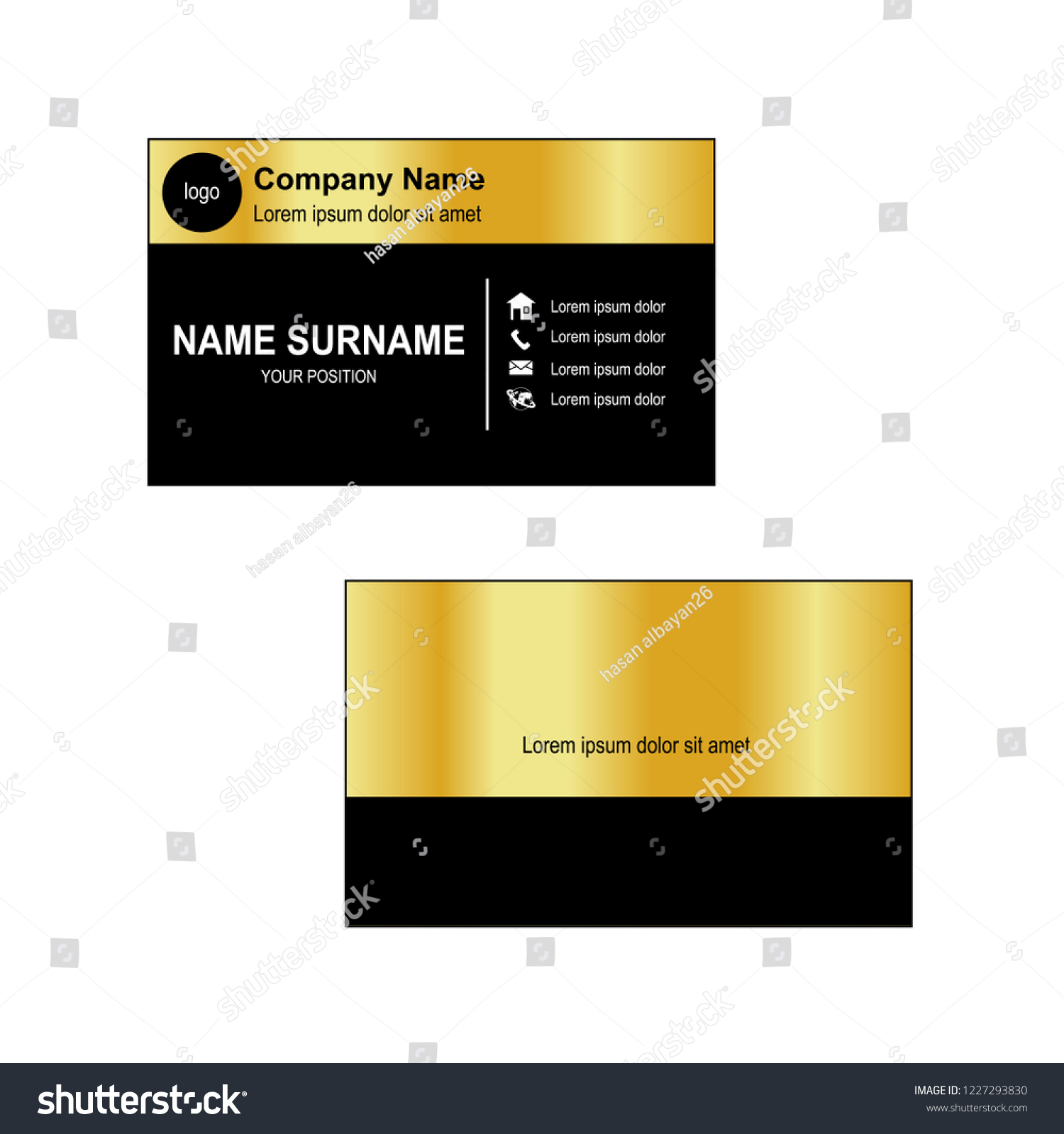 Buiness Card Template Stock Vector (Royalty Free) 1227293830 Shutterstock Buiness Card Template Stock Vector (Royalty Free) 1227293830 Shutterstock