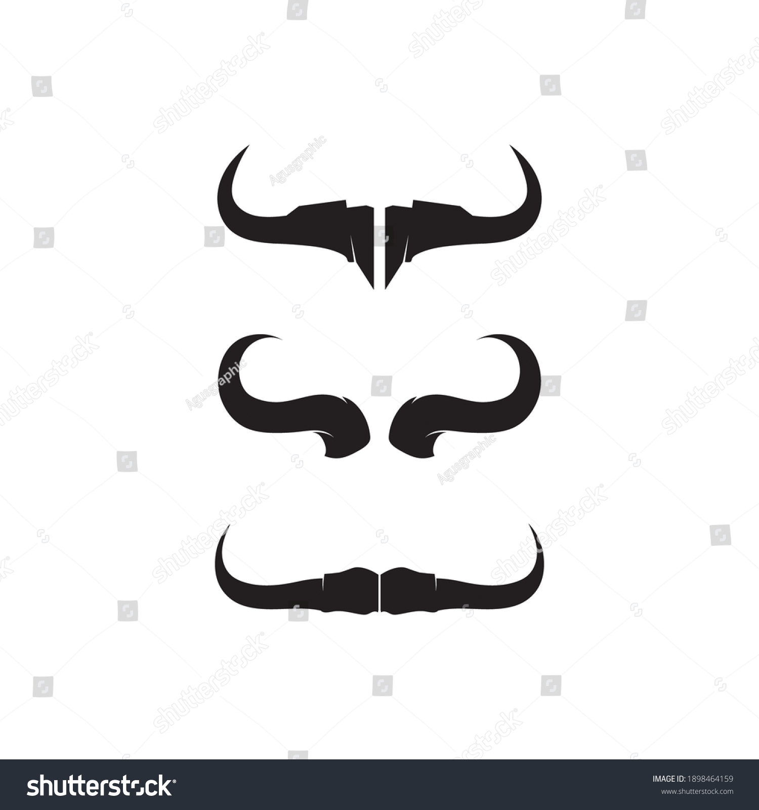 Bull-horns Stock Vectors, Images & Vector Art | Shutterstock