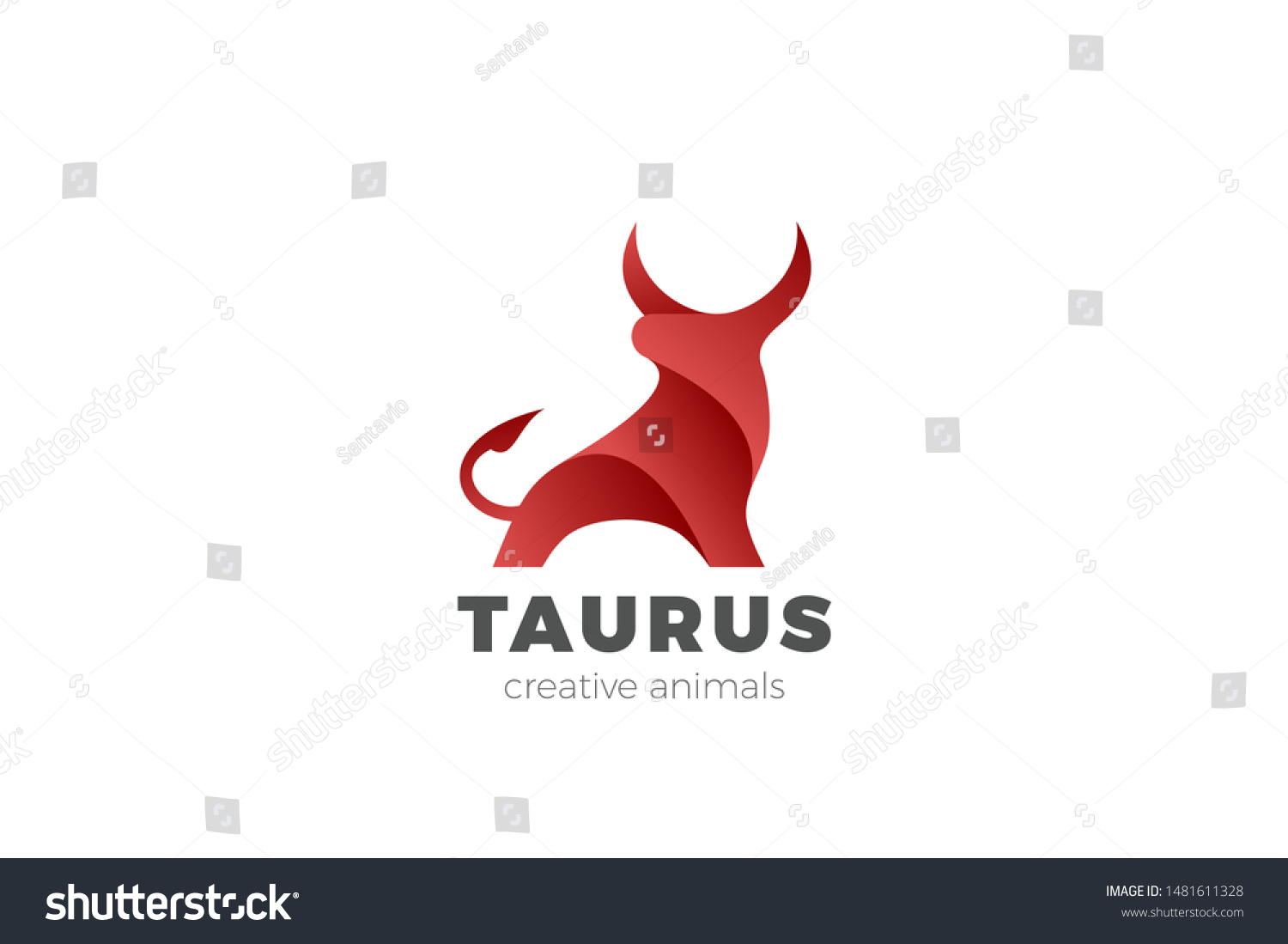 SVG of Bull Taurus Bison Buffalo Logo design vector template. Beef Meat Steak House Restaurant Logotype concept icon. svg