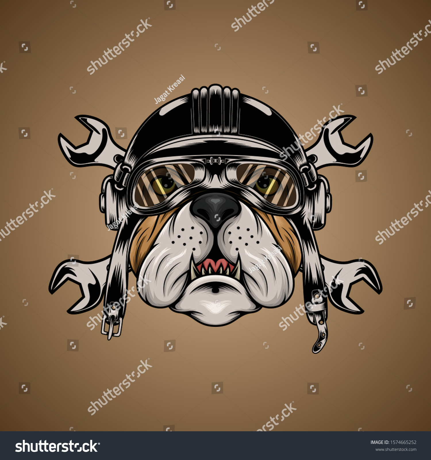 bulldog motorcycle helmet