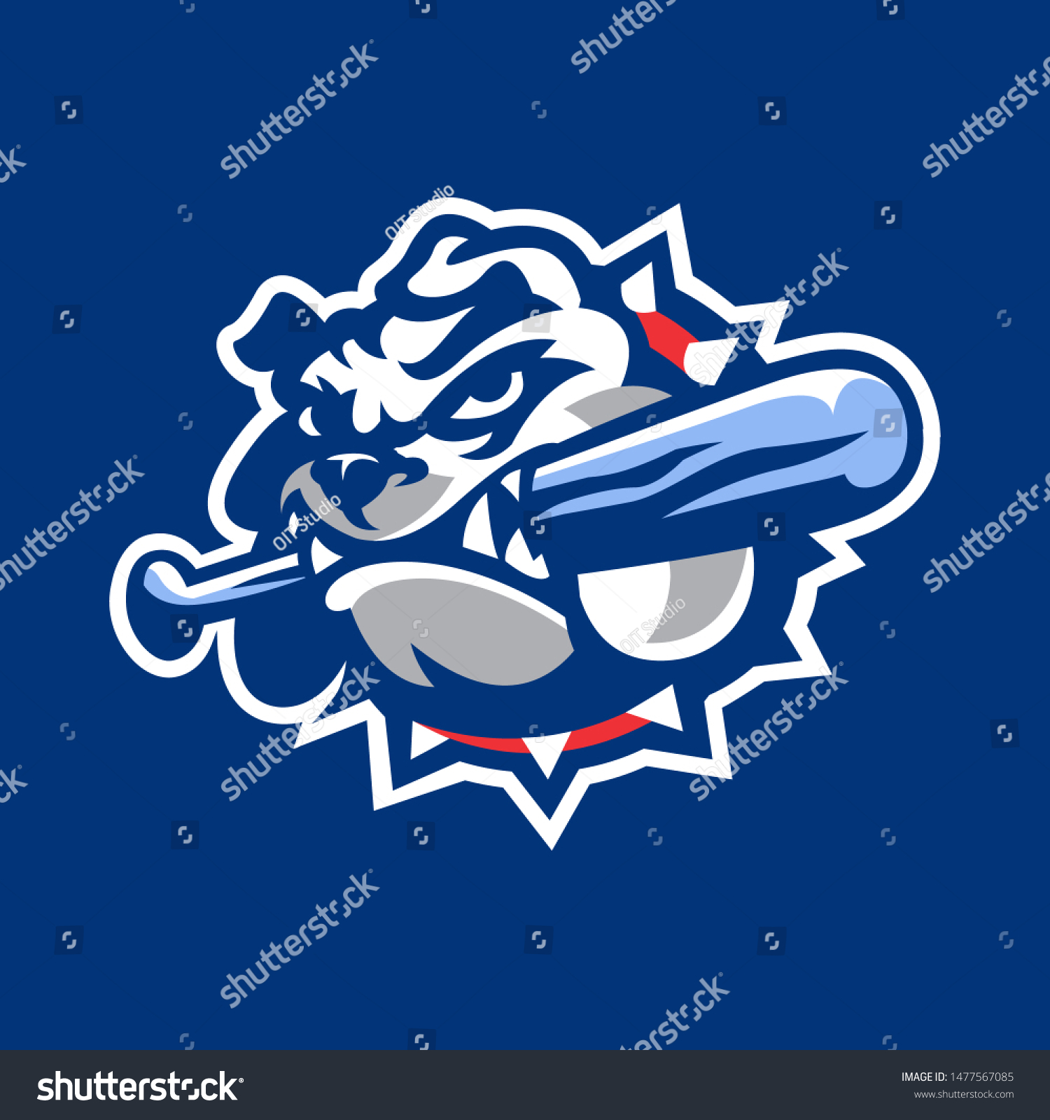 261 Bulldog baseball logo Images, Stock Photos & Vectors | Shutterstock