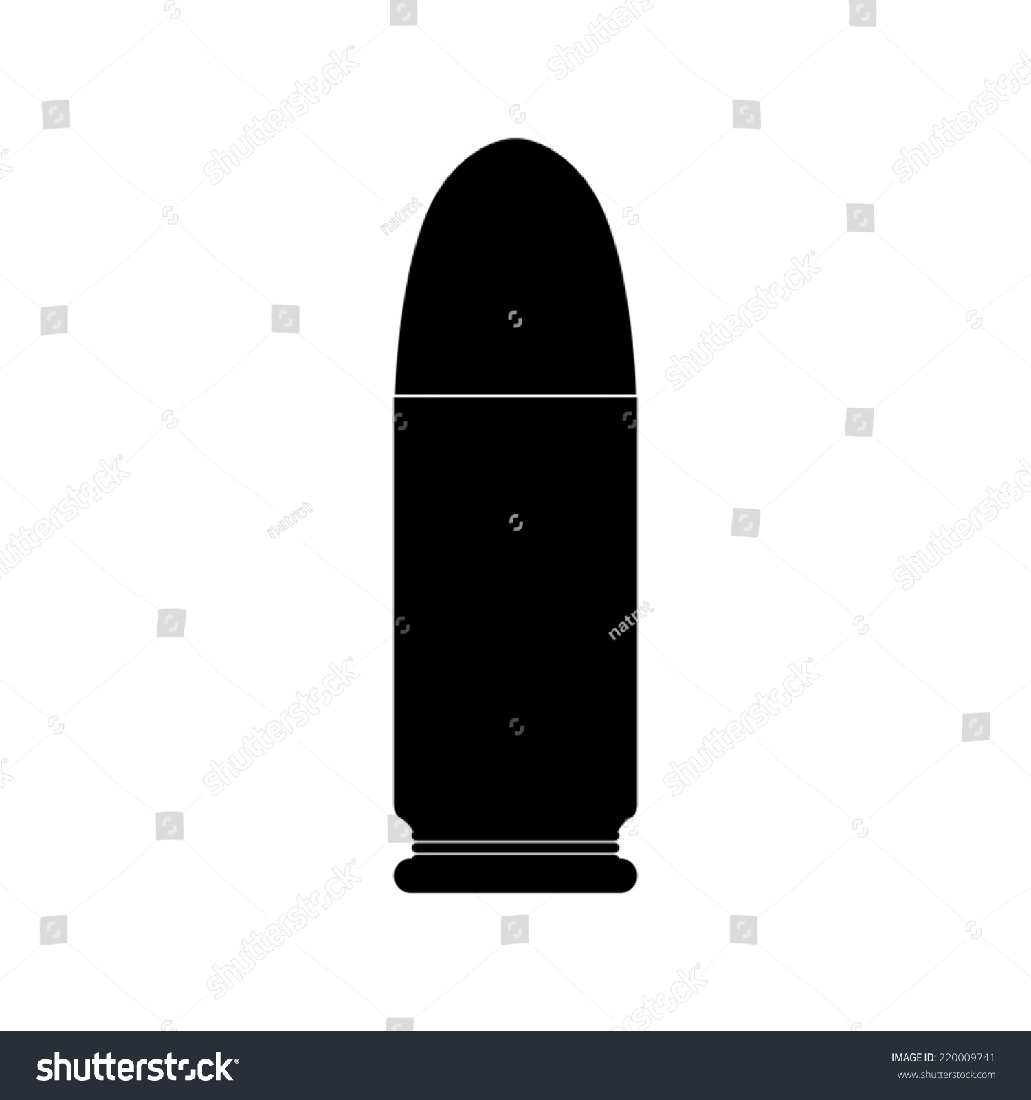 Bullet Icon Vector Stock Vector 220009741 - Shutterstock