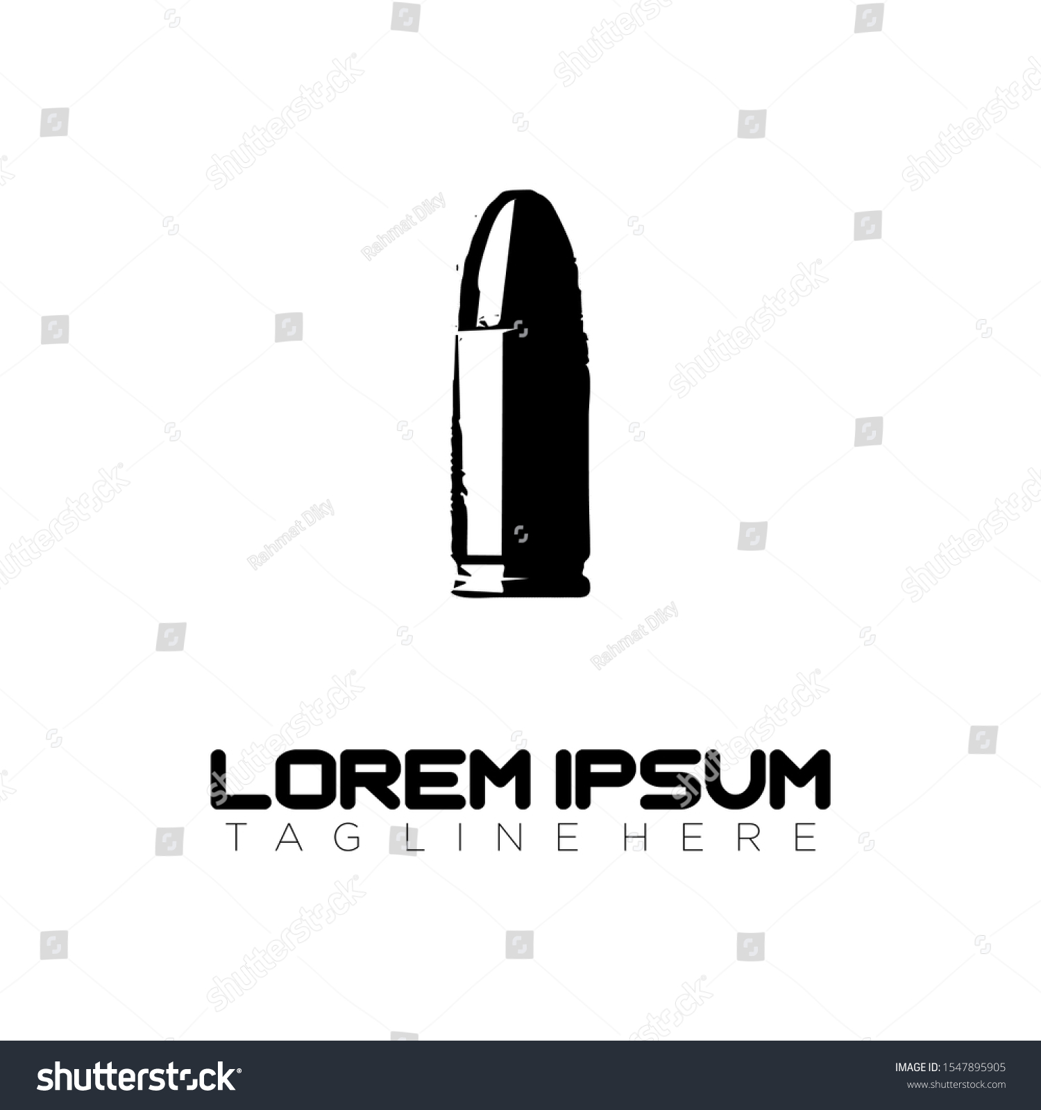 Bullets On White Background Vector (Lizenzfrei
