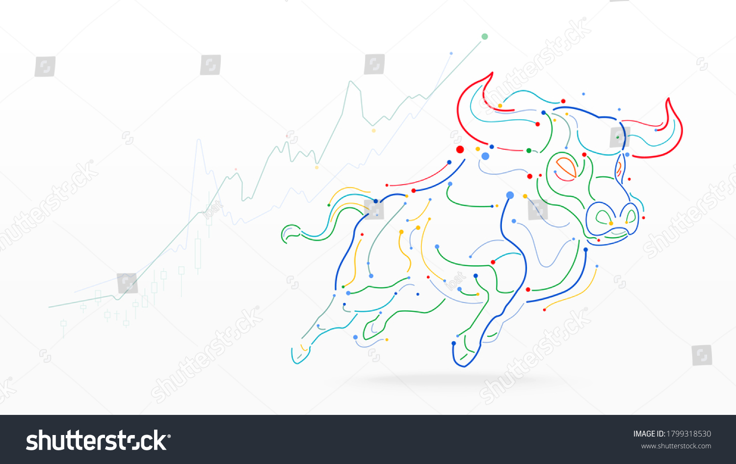 Bullish Trend Stock Marketing Financial Investment Stock Vector Royalty Free 1799318530 8167