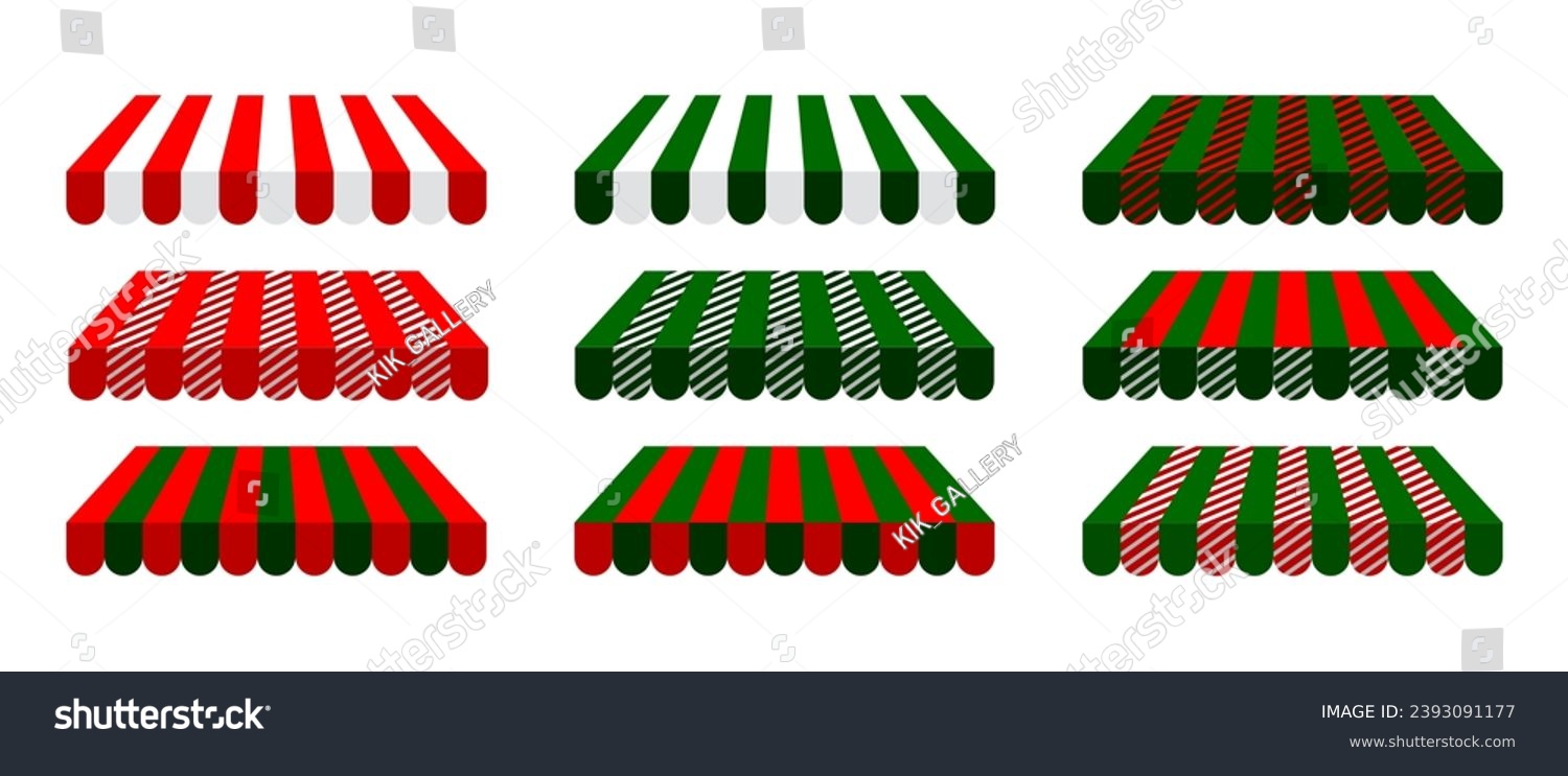 SVG of Bundle of shop umbrellas Christmas team svg