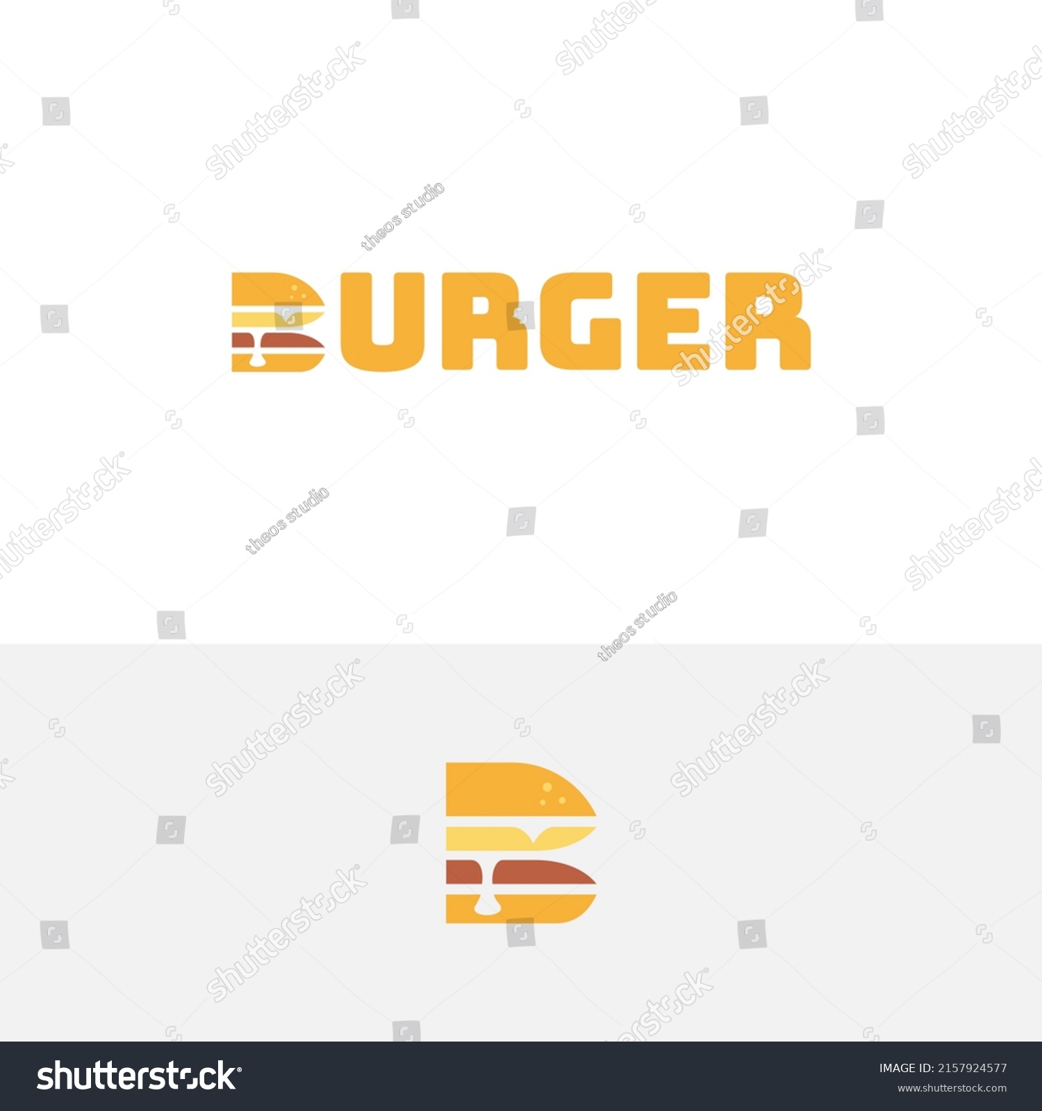 Burger Forming Letter B Letter B Stock Vector (Royalty Free) 2157924577 ...