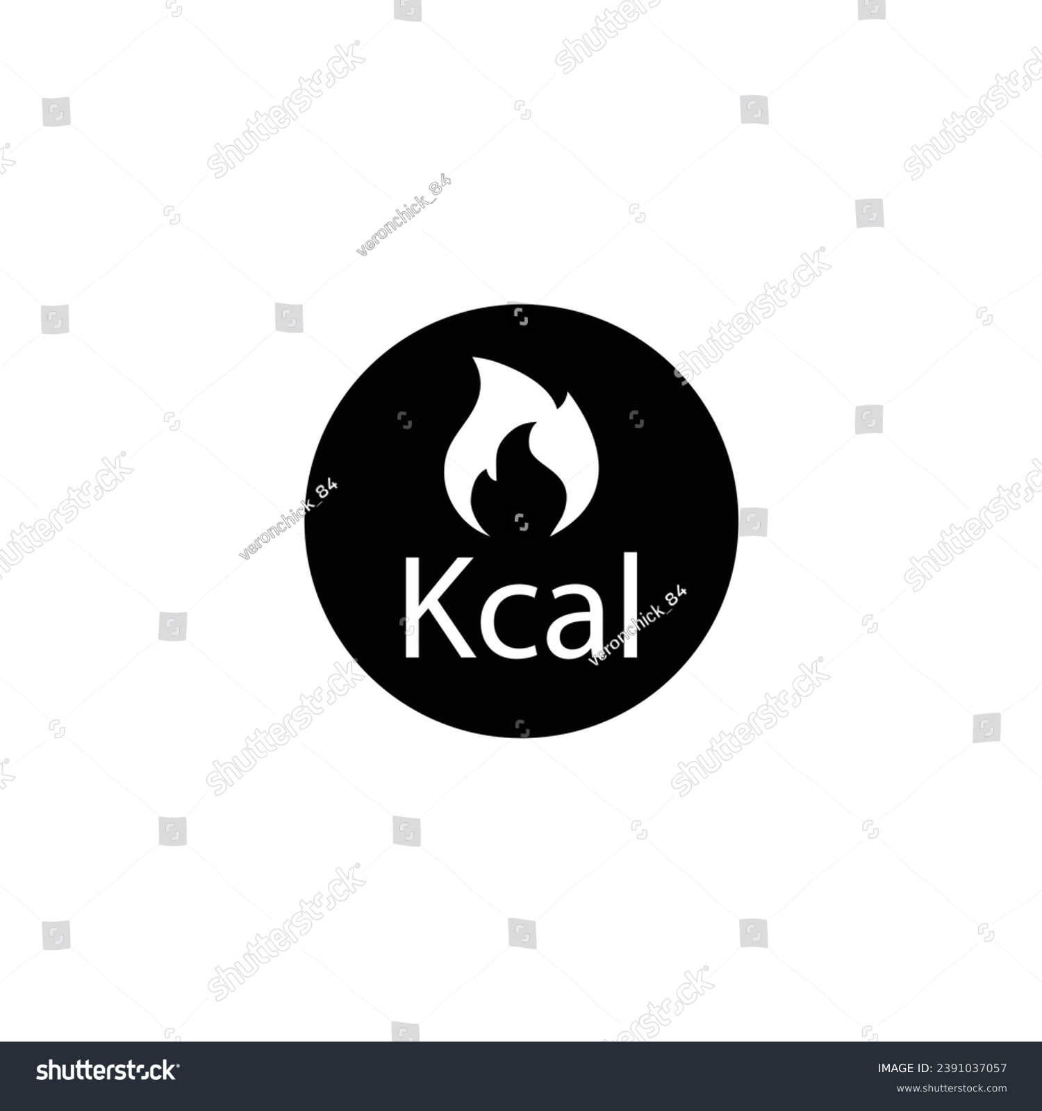 SVG of burn calorie icon vector diet sign kcal icon svg