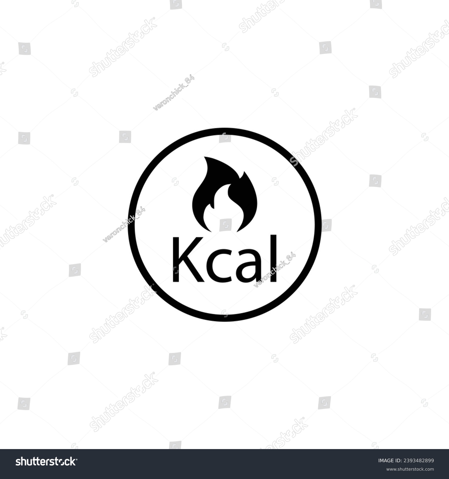 SVG of burn calorie icon vector diet sign kcal icon svg