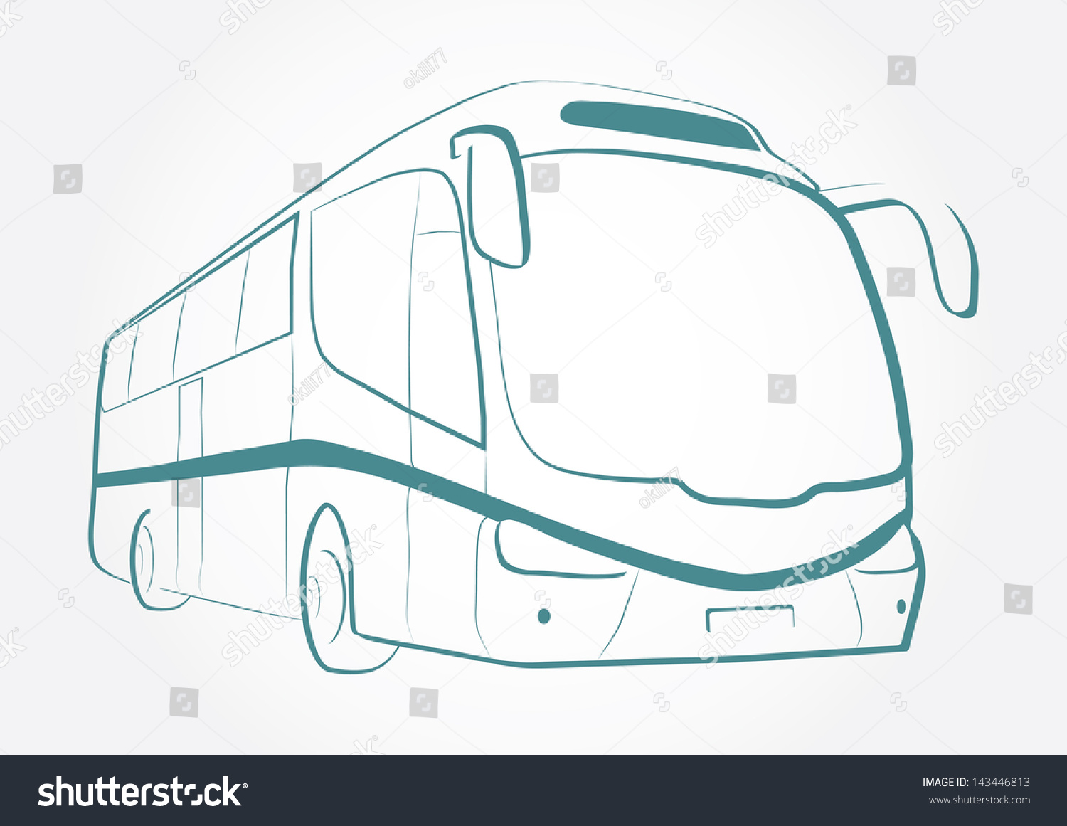 Bus Outline Printable