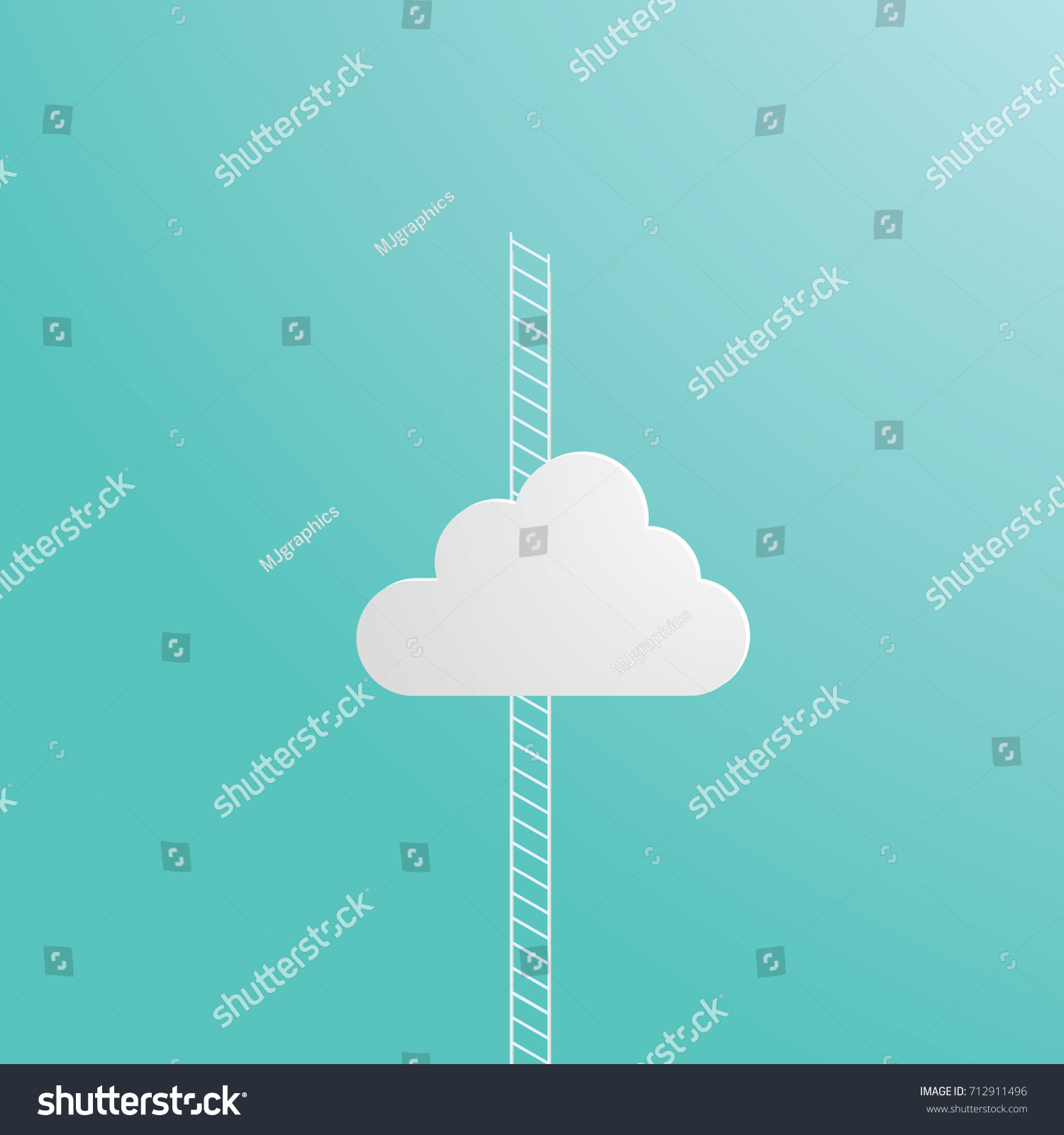 Business Ambition Concept Vector Corporate Ladder Stock Vector Royalty Free 712911496