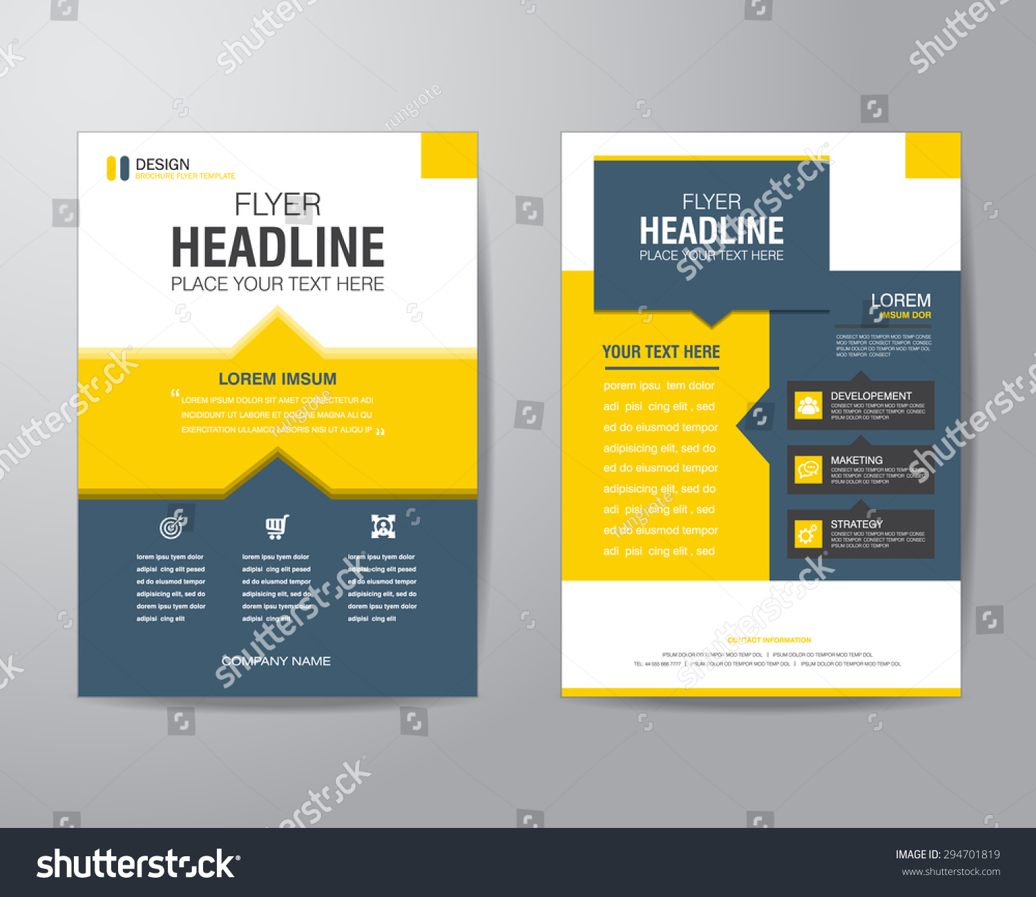 flyer template size