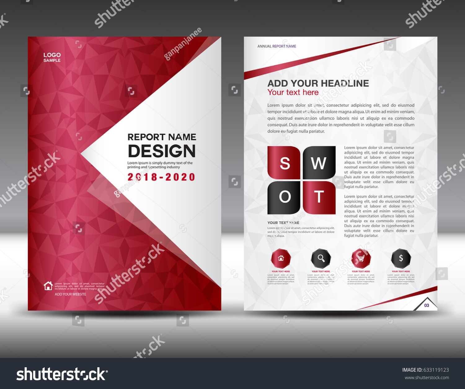 abstract flyer design background brochure template can be used for advertisement brochure sample