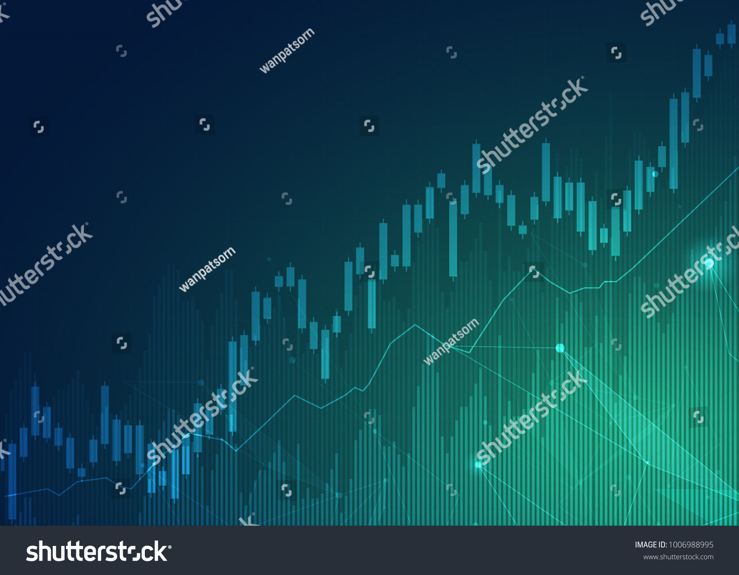 SVG of Business candle stick graph chart of stock market investment trading, Bullish point, Bearish point. trend of graph vector design. svg