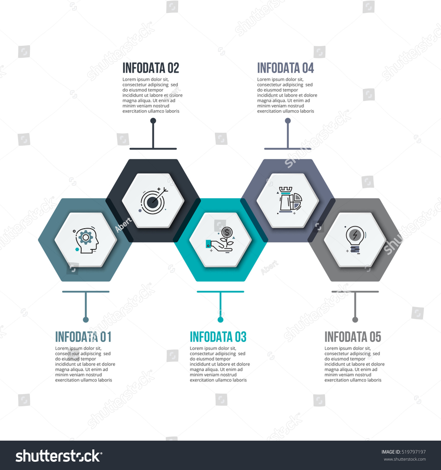 Business Data Visualization Process Chart Abstract Stock Vector 519797197 Shutterstock 0141