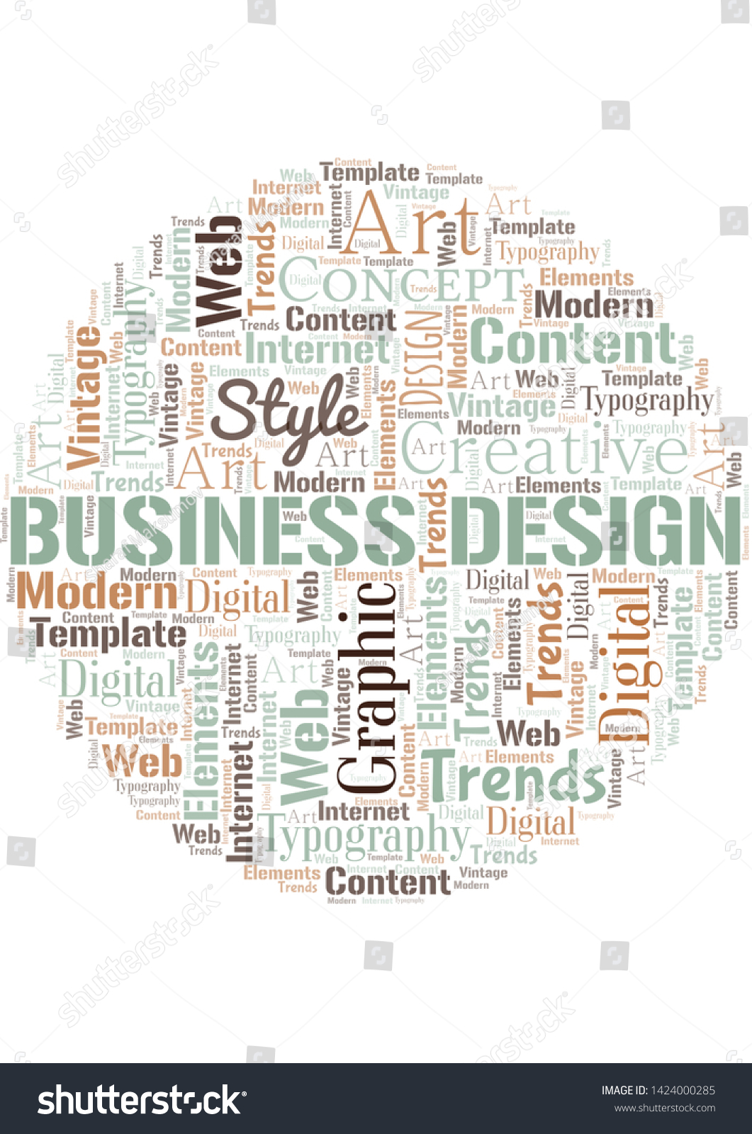 Business Design Word Cloud Wordcloud Made Stock Vector (Royalty Free ...