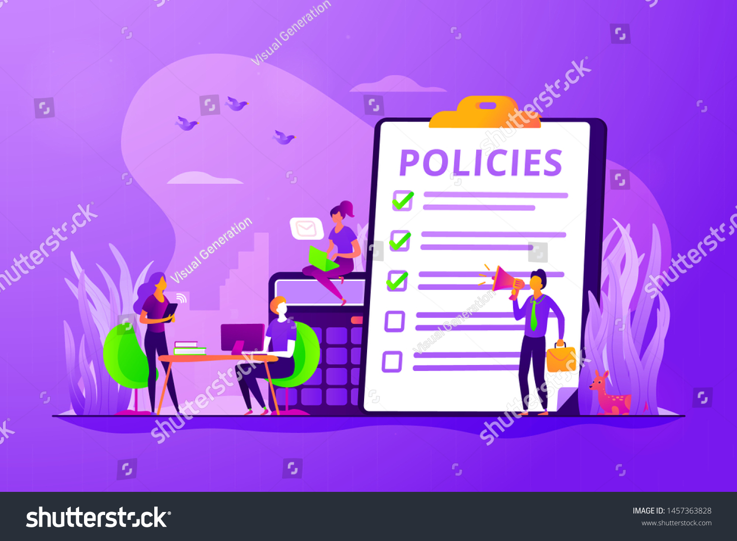 Business Ethics Corporate Governance Regulations Compliance Stock Vector Royalty Free 1457363828