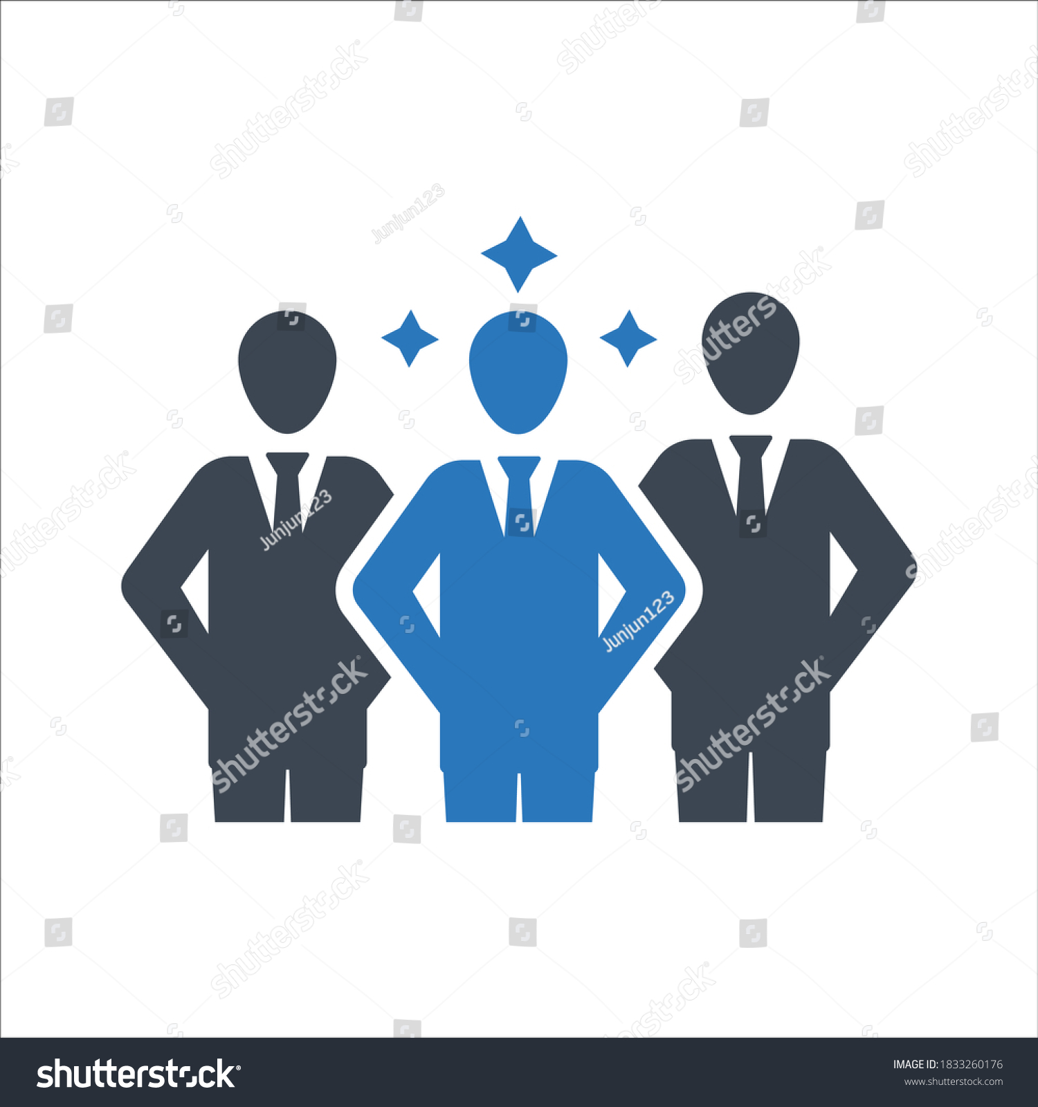 Business Expert Team Icon Business Executive Stock Vector Royalty Free 1833260176