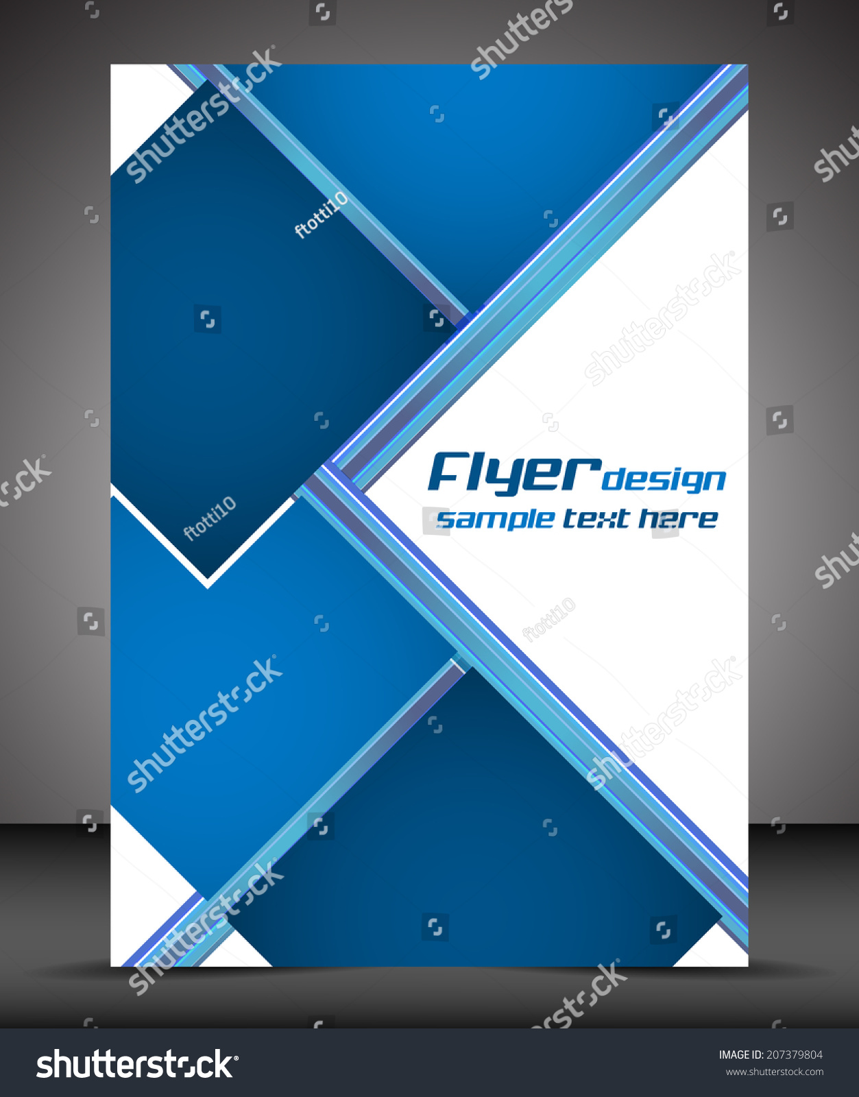 business flyer template corporate banner brochure stock vector sample business flyers design