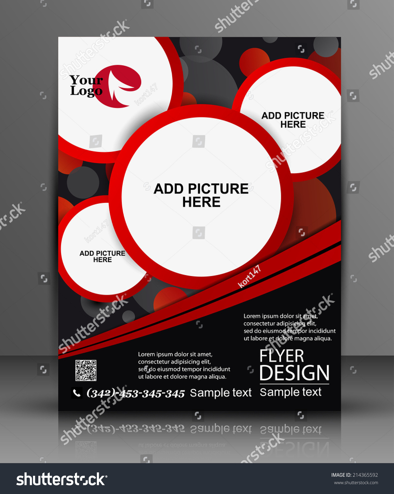 Business Flyer Template Corporate Banner Design Stock Vector Royalty Free