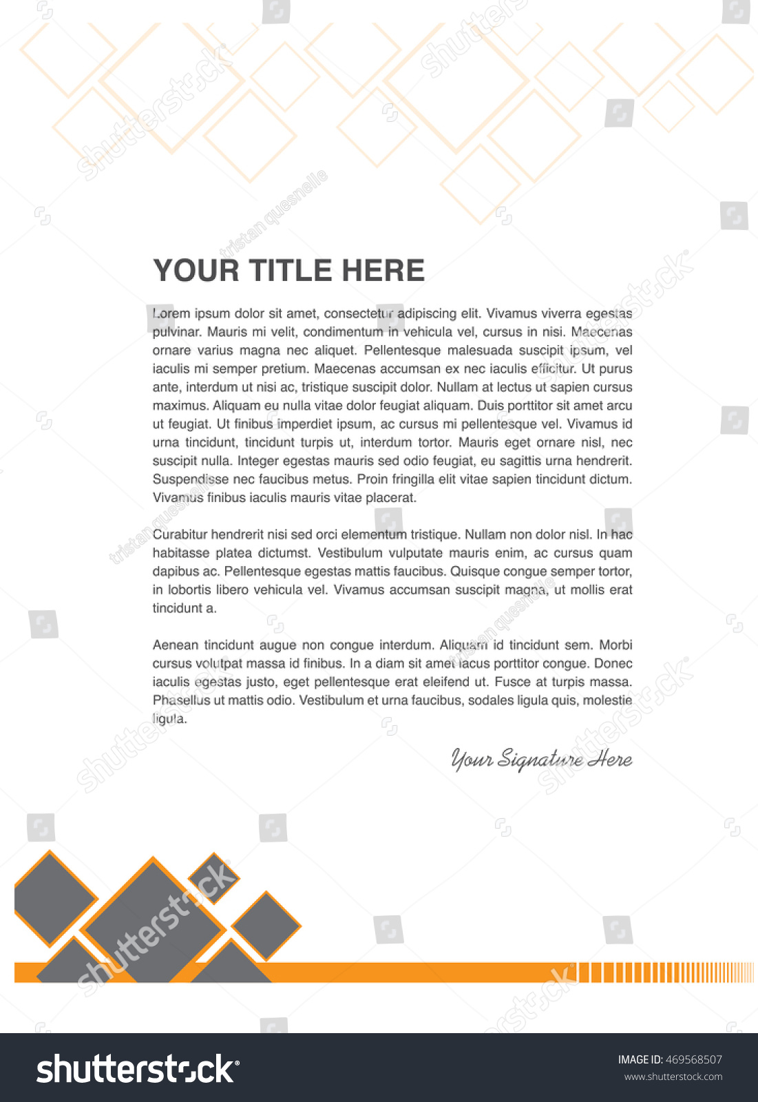 business letter template vector business letter template pattern stock vector business letter template vector business letter template pattern stock vector