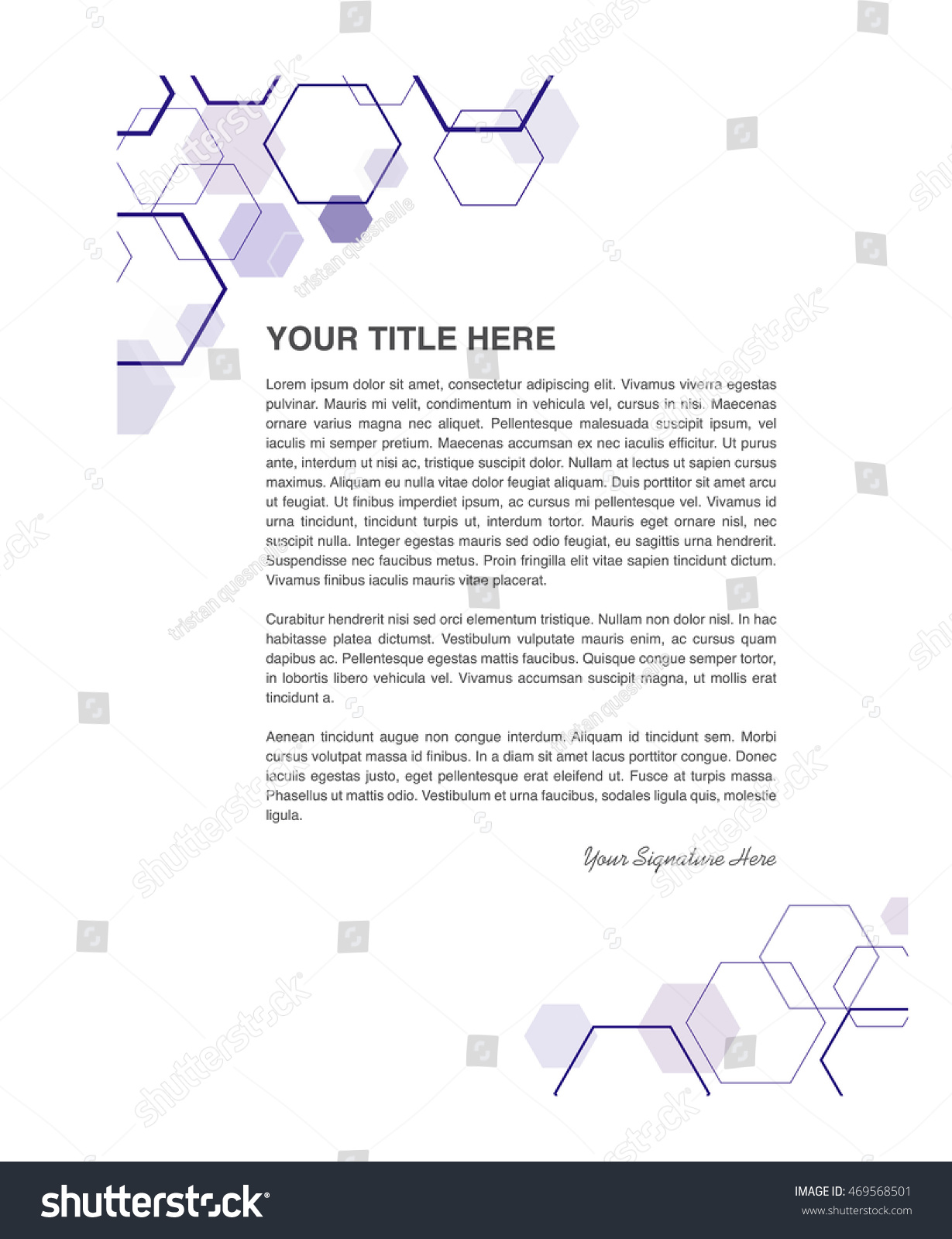 business letter pattern