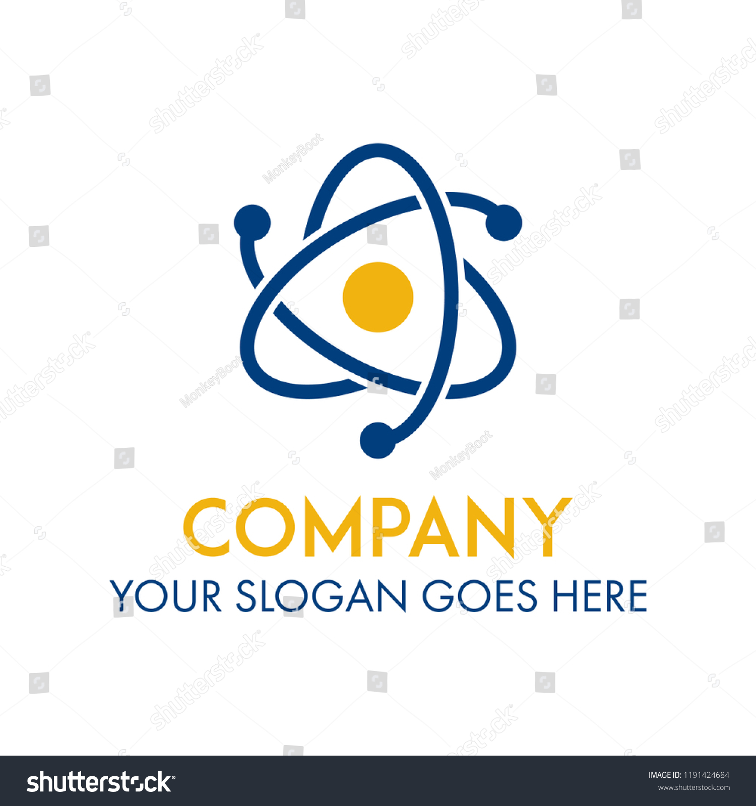 Business Science Company Logo Stock Vector (Royalty Free) 1191424684