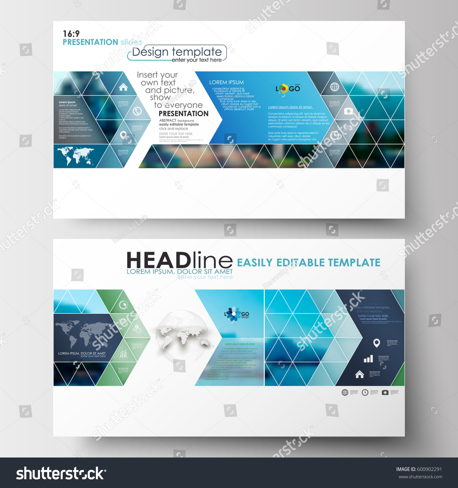 business templates hd format presentation slides stock vector business templates hd format presentation slides stock vector, Powerpoint templates