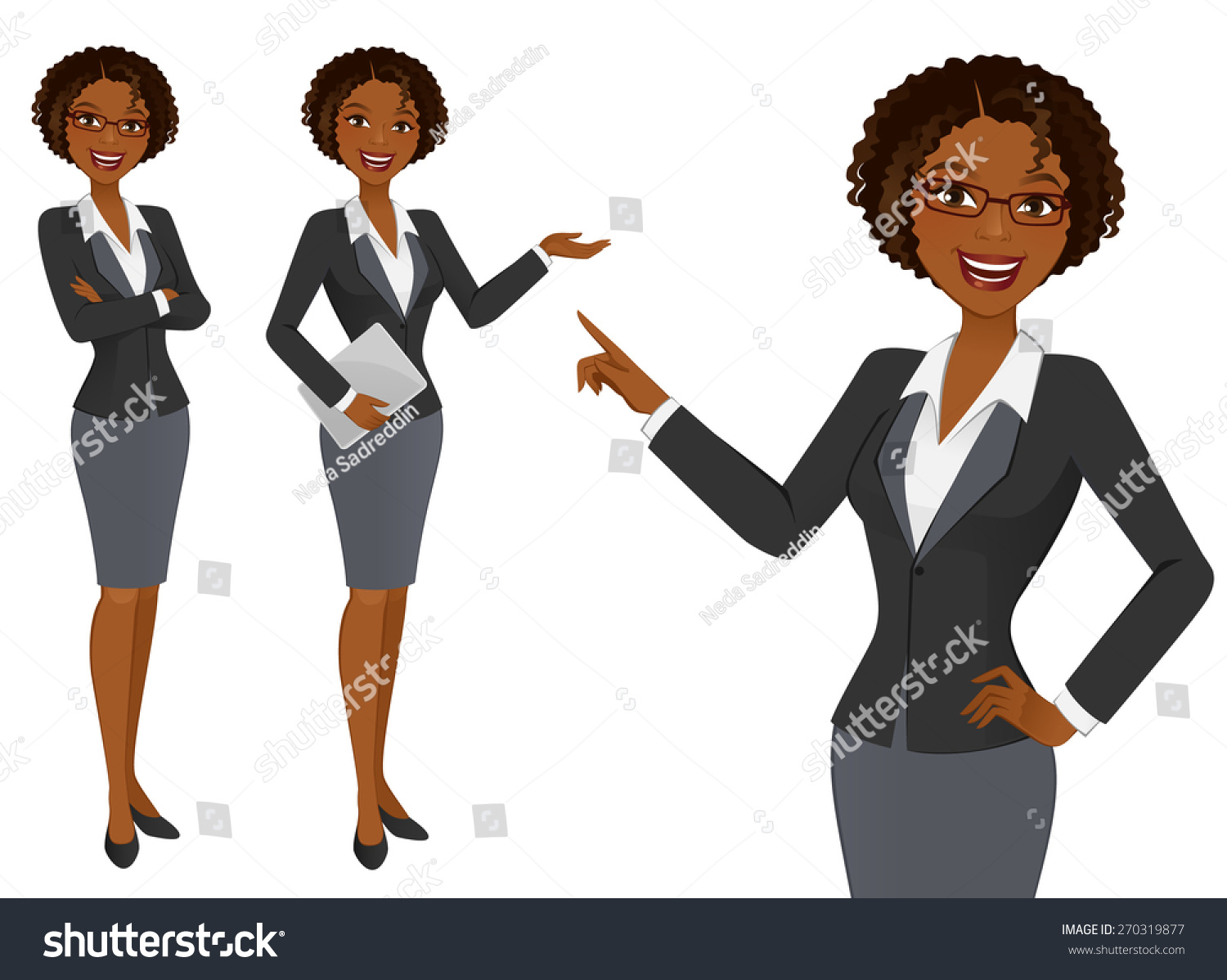 Business Woman Stock Vector 270319877 : Shutterstock