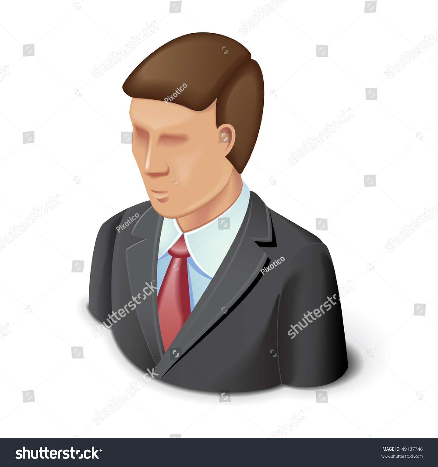 Businessman Icon Stock Vector 49187746 - Shutterstock