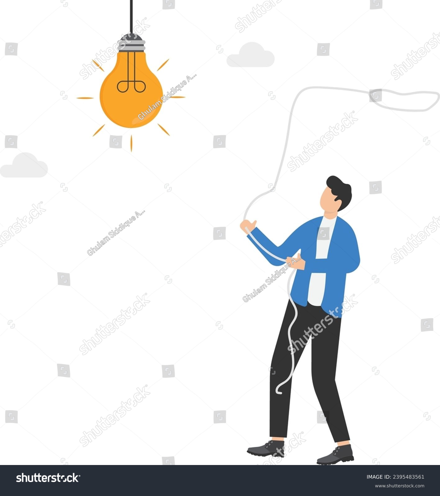 SVG of Businessman try to catch idea,competition,chasing for reward or work success,Capture new business ideas, search for innovation or creativity, brainstorm or invent new discovery project concept, smart  svg