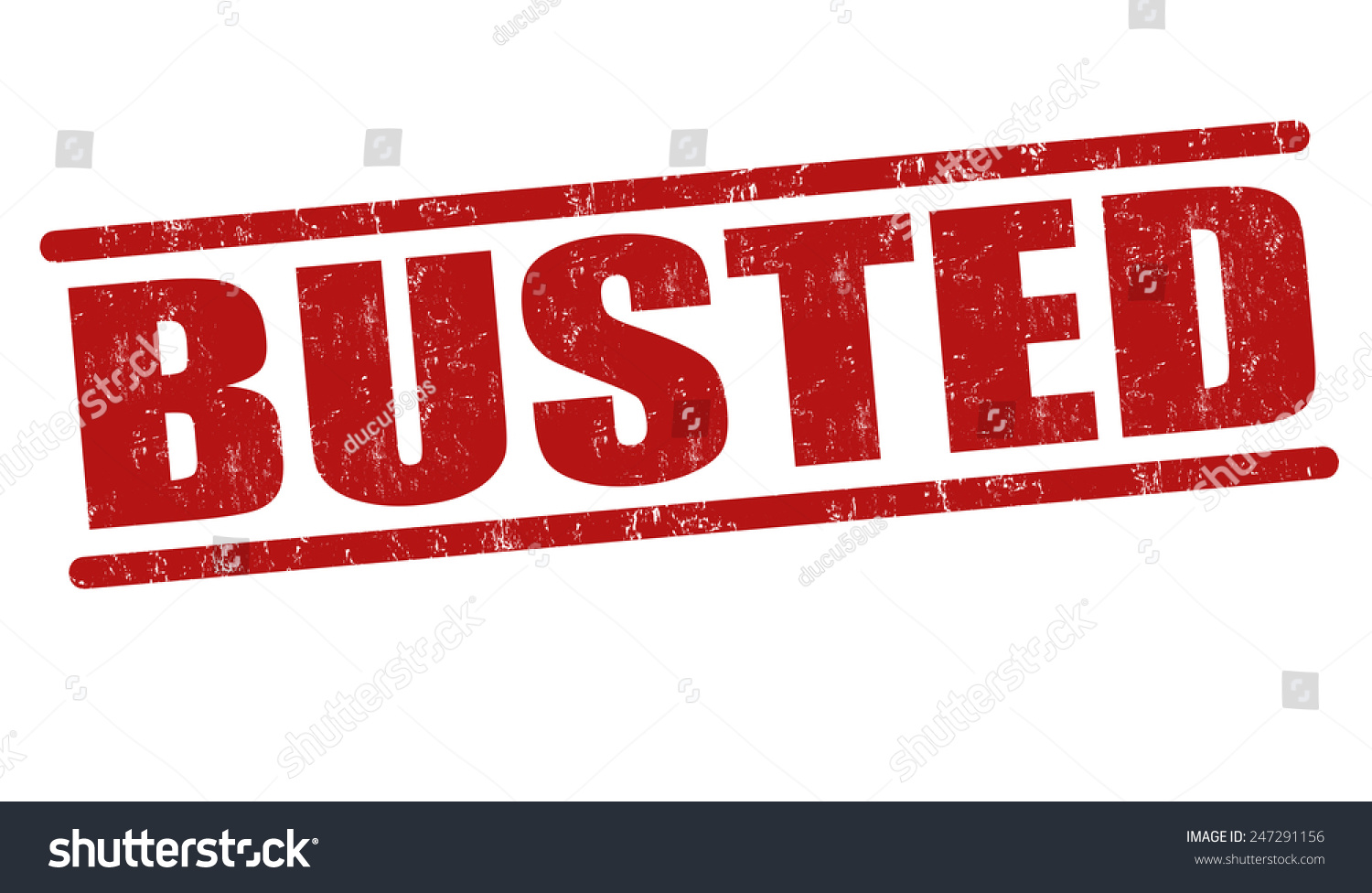 Busted Grunge Rubber Stamp On White Background, Vector Illustration ...