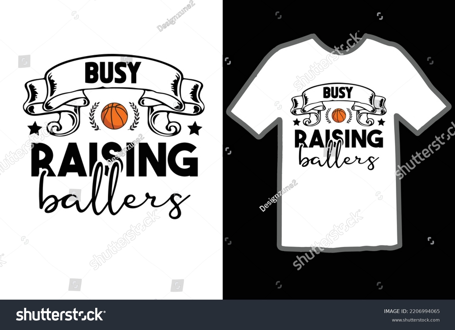 SVG of Busy Raising Ballers svg design svg