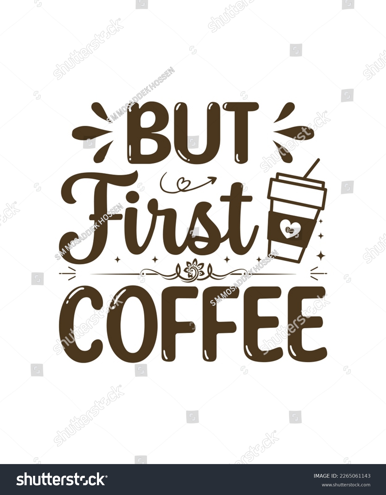 SVG of But First Coffee T Shirt svg