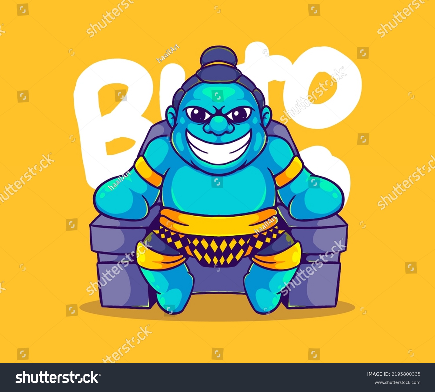 SVG of buto ijo mascot illustration java legend vector template. svg