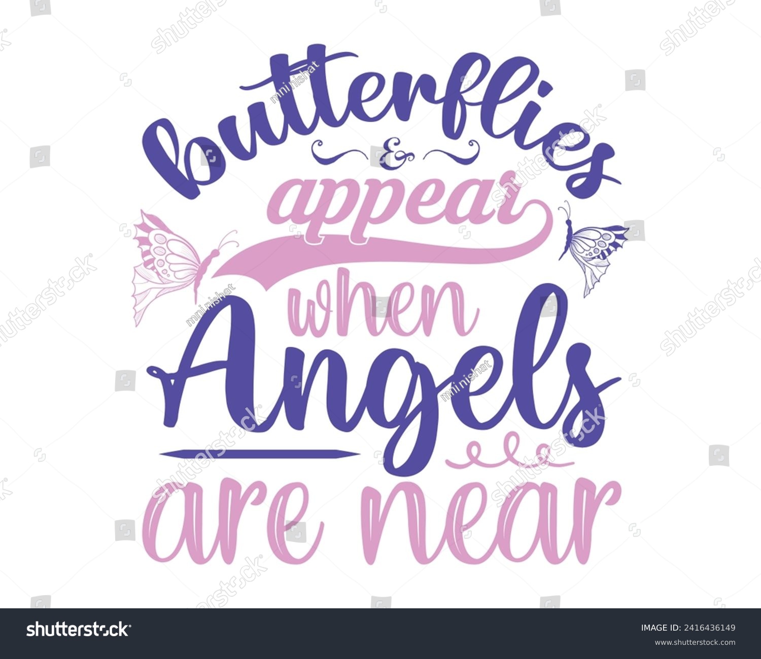 SVG of butterflies appear when angels are near 2 svg