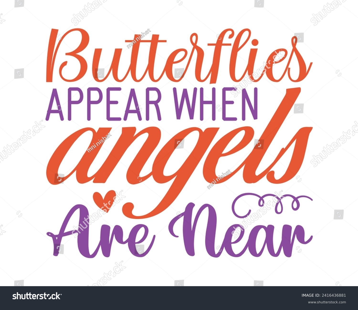 SVG of butterflies appear when angels are near svg