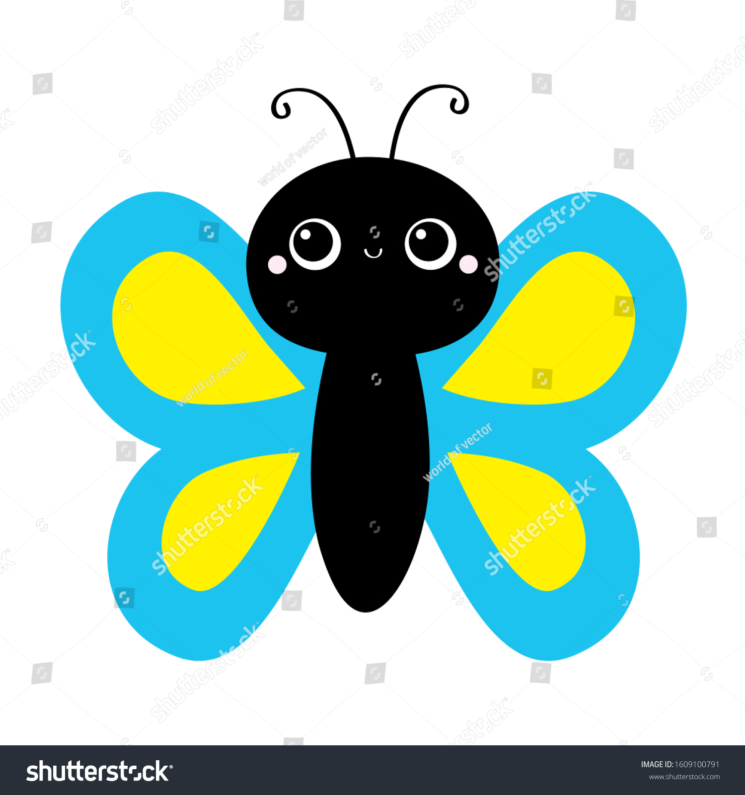 Icone D Insecte Volant Par Papillon Collection Image Vectorielle De Stock Libre De Droits