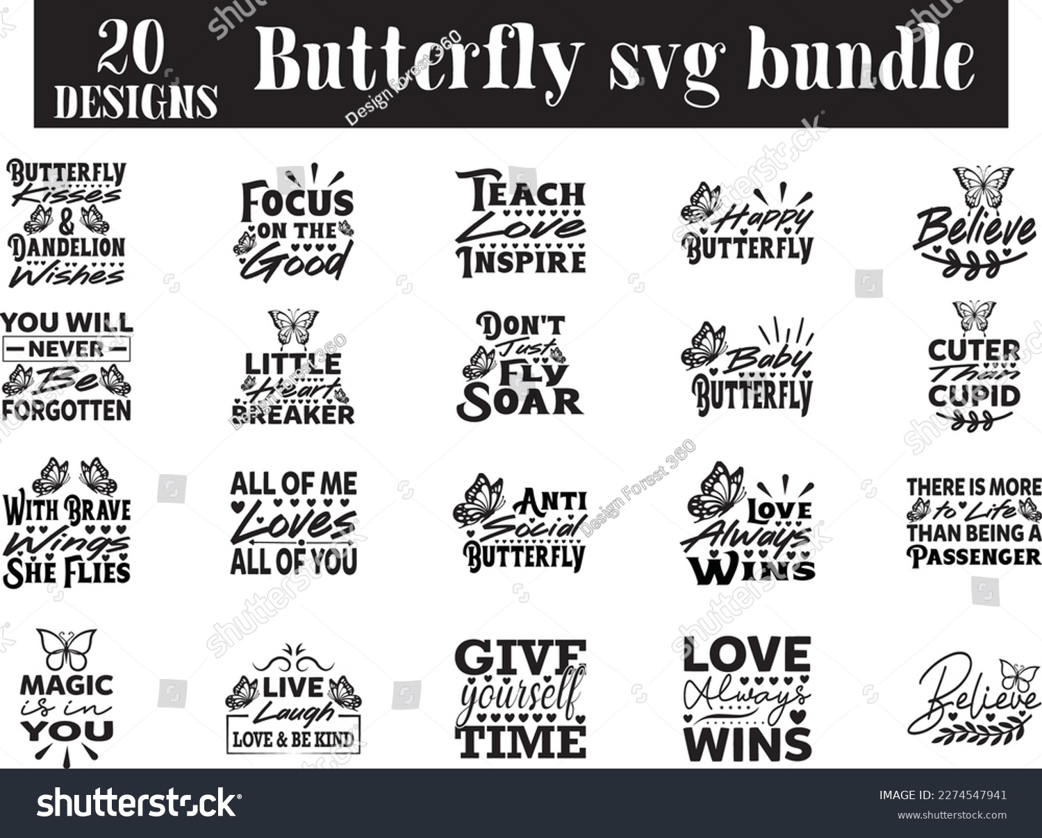 SVG of Butterfly svg bundle, Butterfly svg design svg